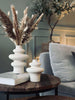 Snoet keramik vase – 2 stk