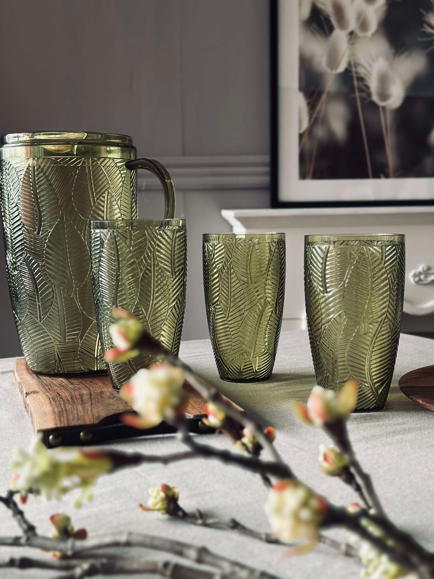 Drikkeglas Green Leaf - 650 ml.