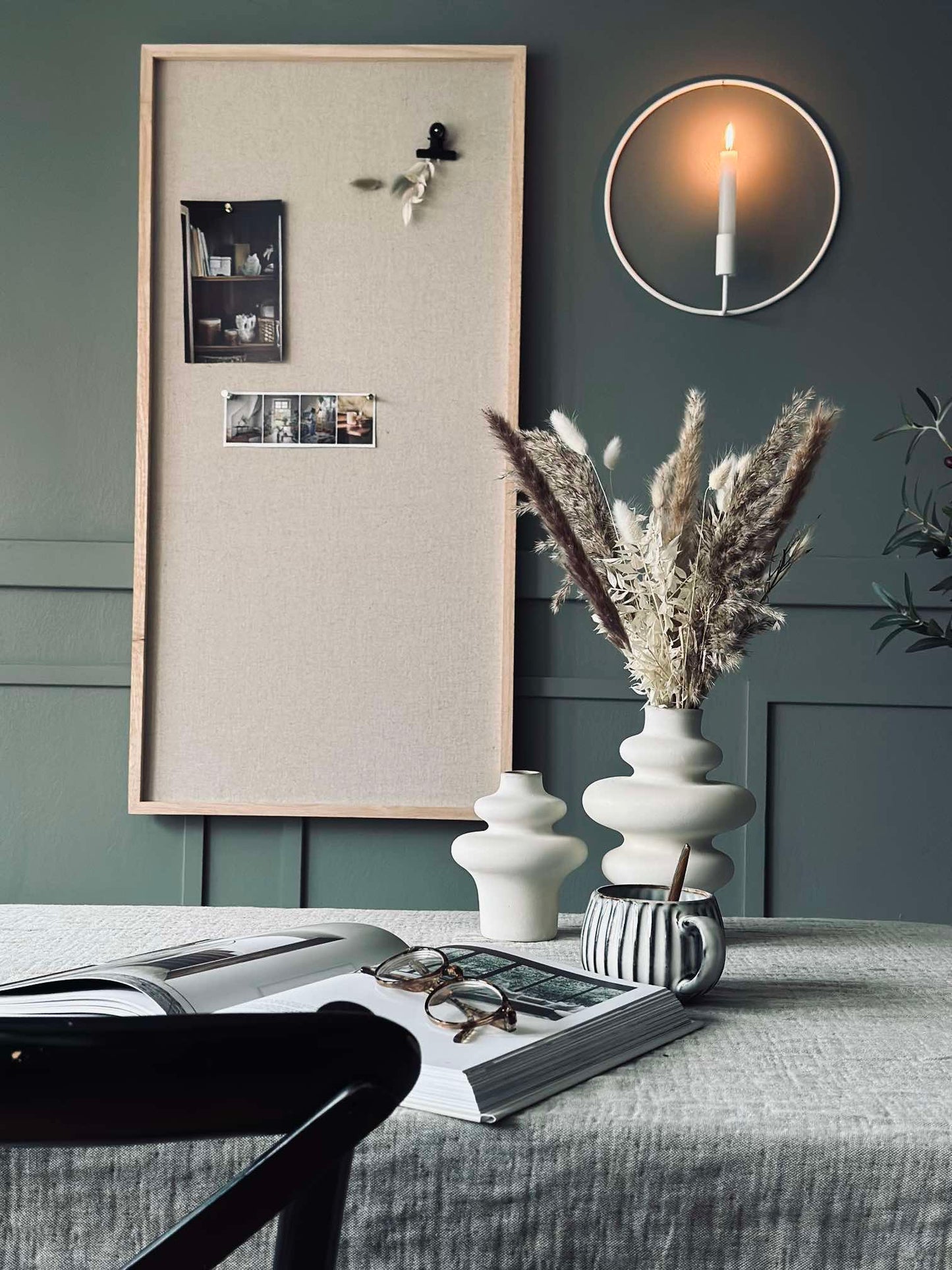 Opslagstavle Hør 50x100