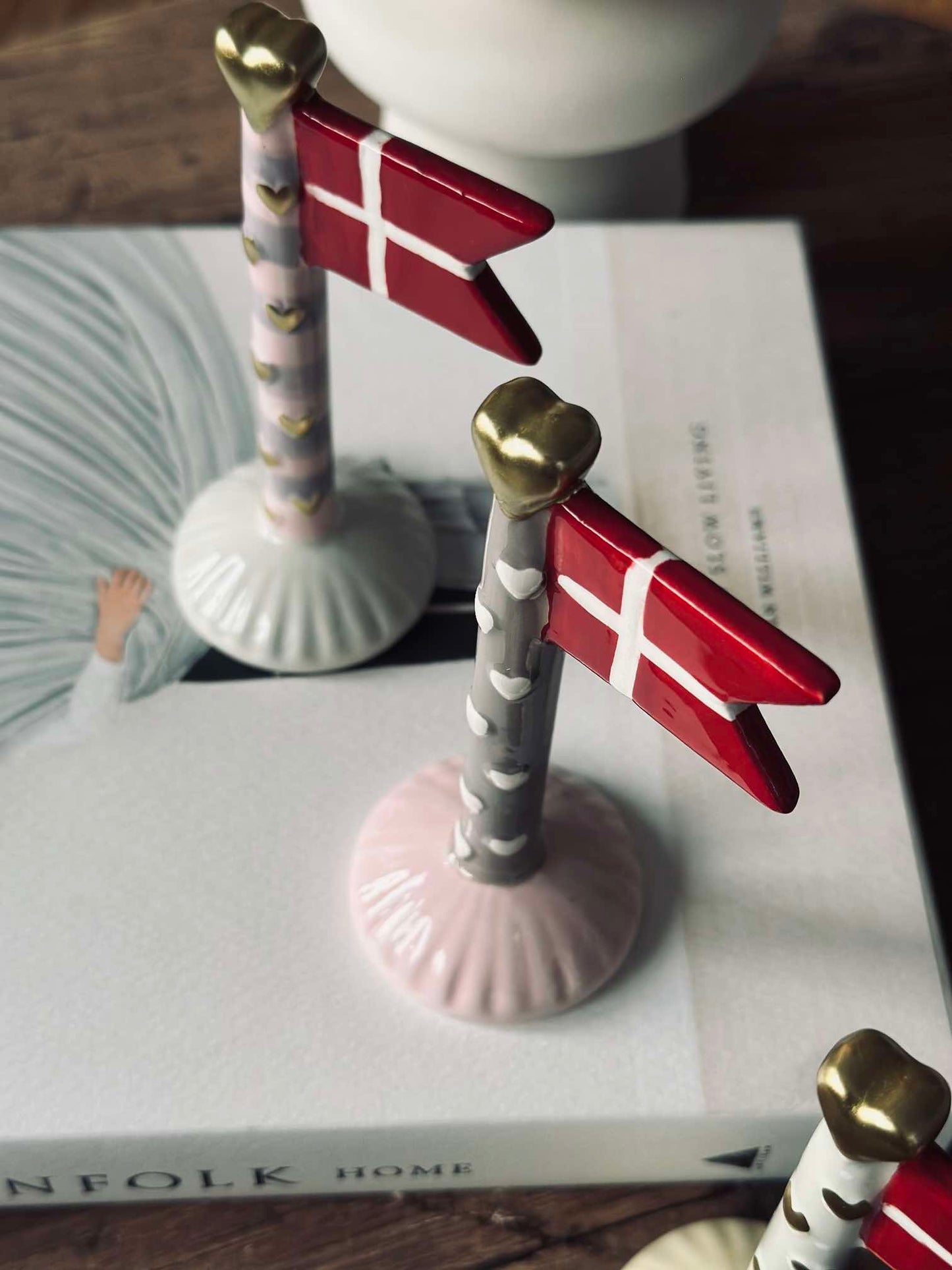 Flag keramik – Hjerte mix