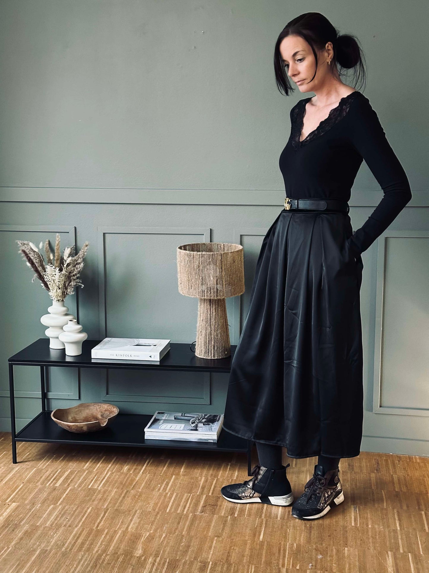 Nederdel Leonora black