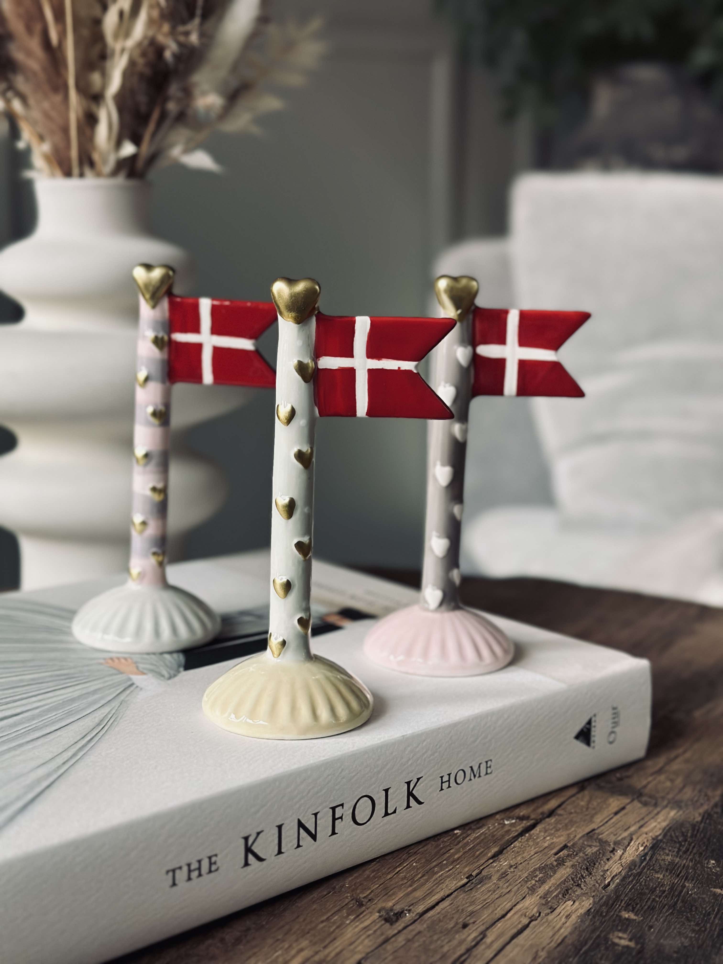 Flag Keramik Hjerte Mix VIAMAJA Flag Keramik Hjerte Mix VIAMAJA