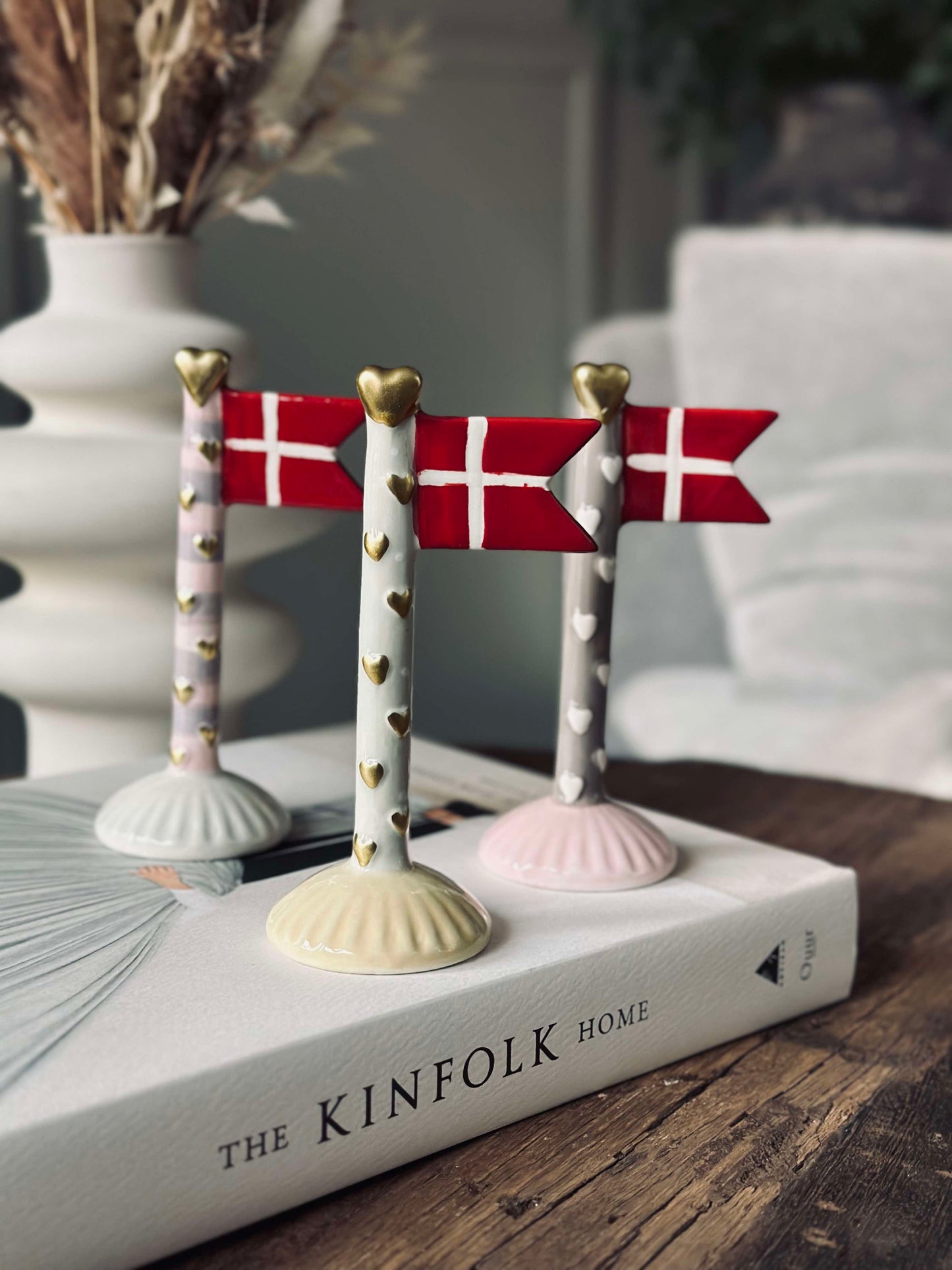 Flag keramik – Hjerte mix