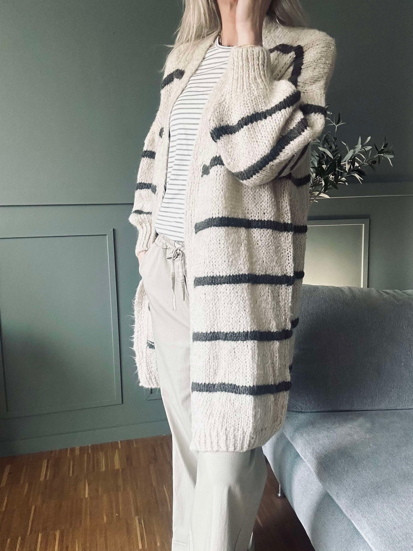 Cardigan Strib