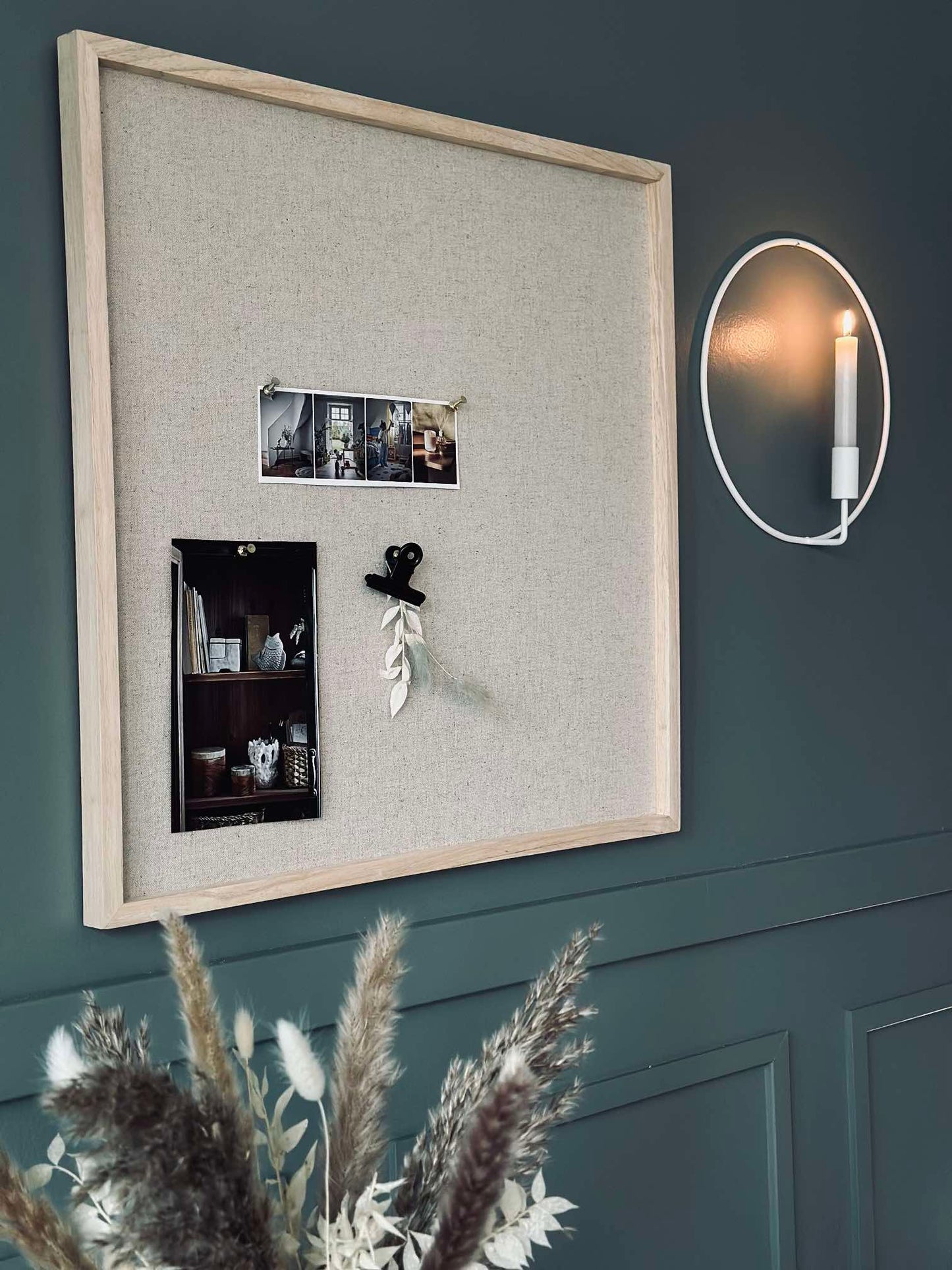 Opslagstavle Hør 60x60