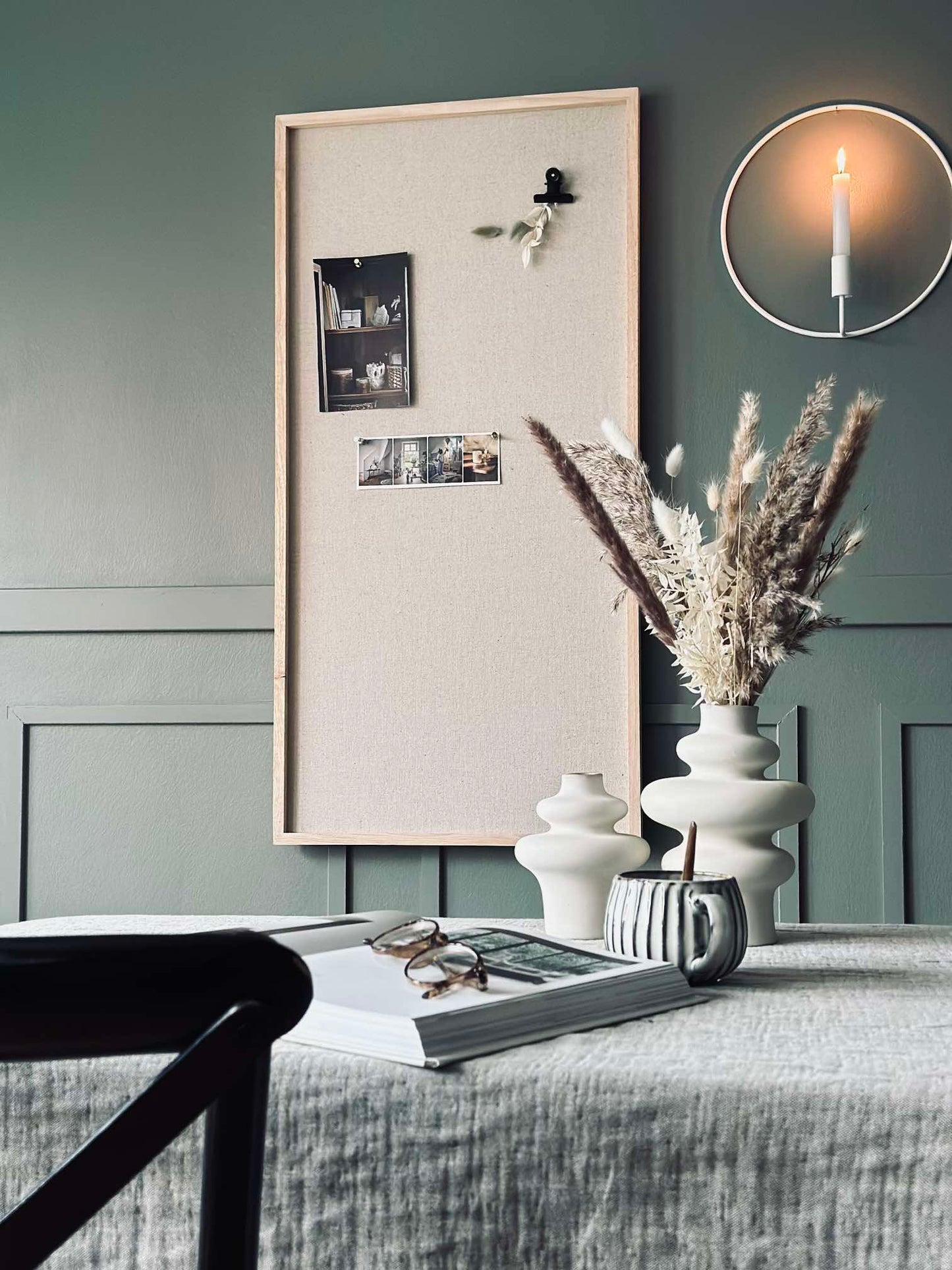 Opslagstavle Hør 50x100