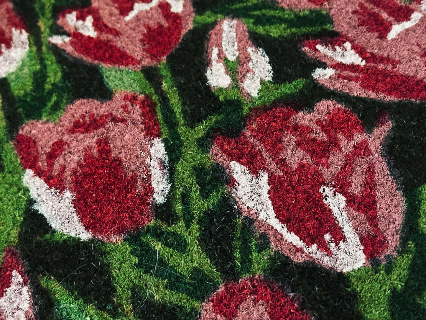 Dørmåtte - Tulipan rosa