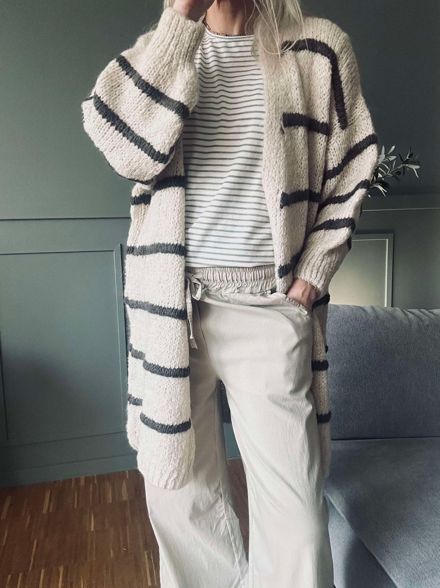 Cardigan Strib
