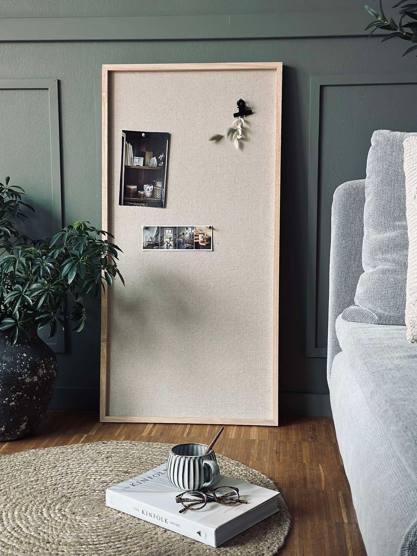 Opslagstavle Hør 50x100