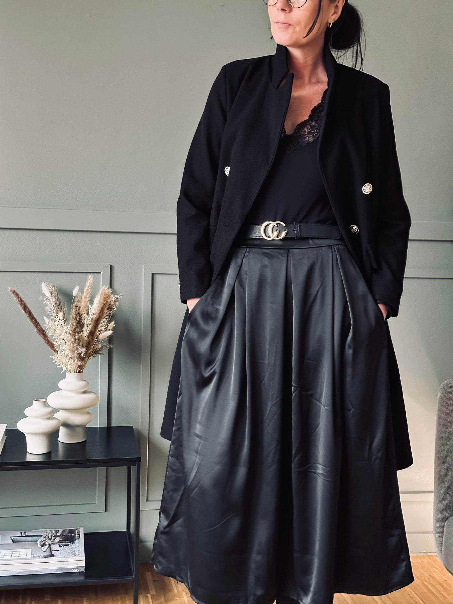 Nederdel Leonora black