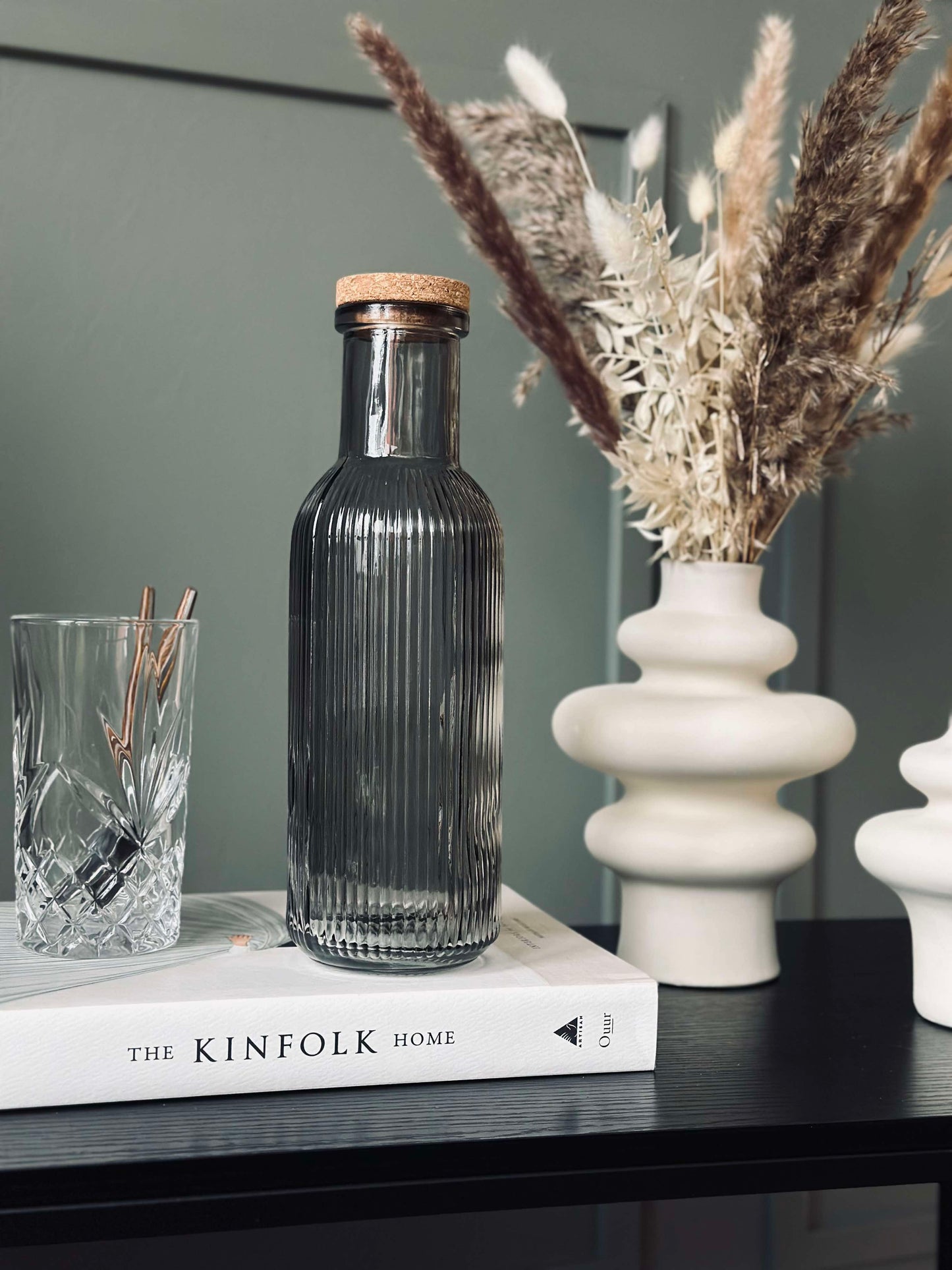Vandflaske med korkprop – Stone 1 ltr.