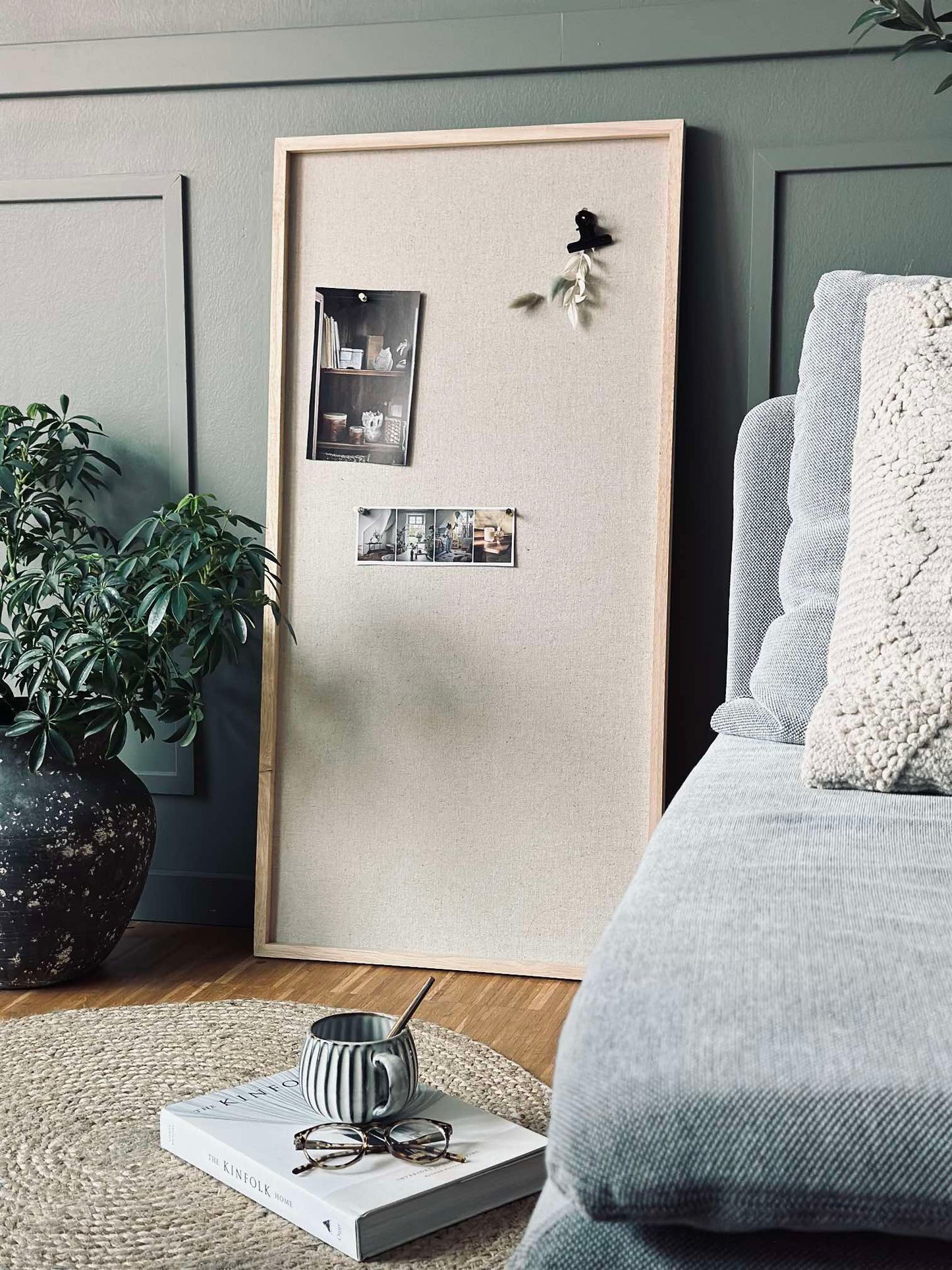 Opslagstavle Hør 50x100