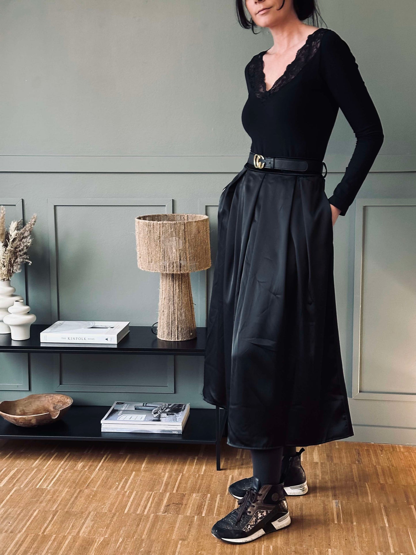 Nederdel Leonora black
