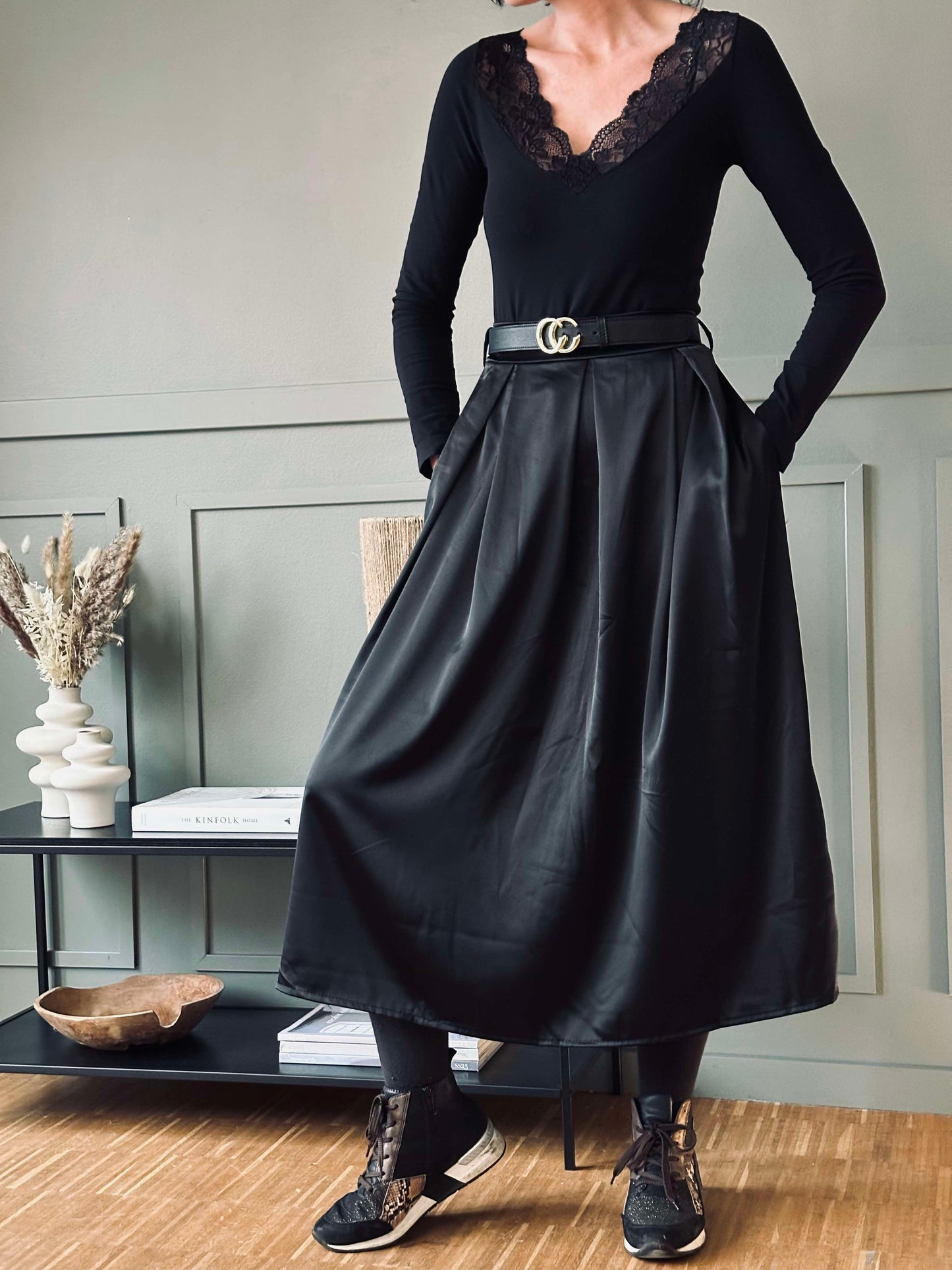 Nederdel Leonora black