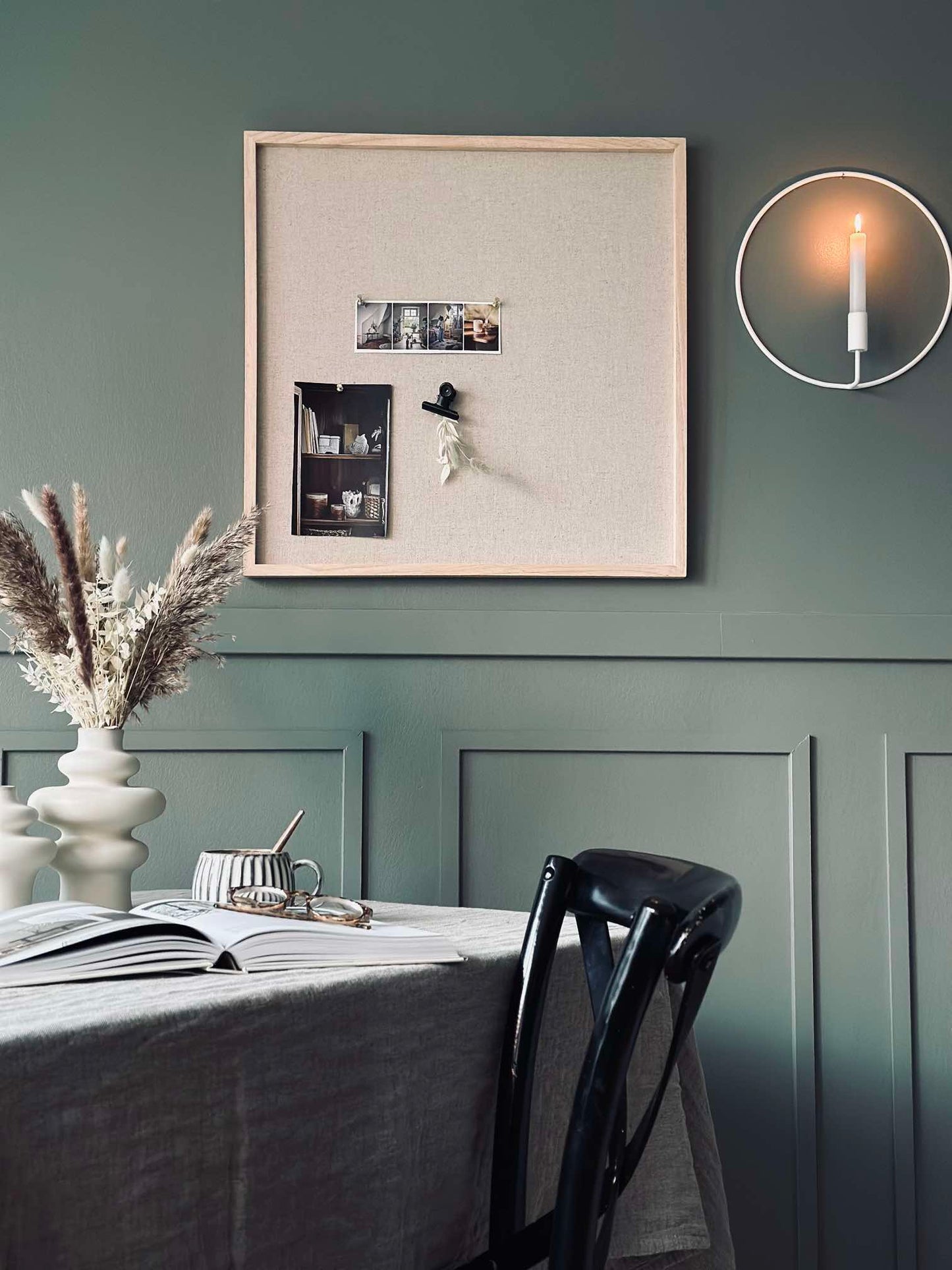 Opslagstavle Hør 60x60