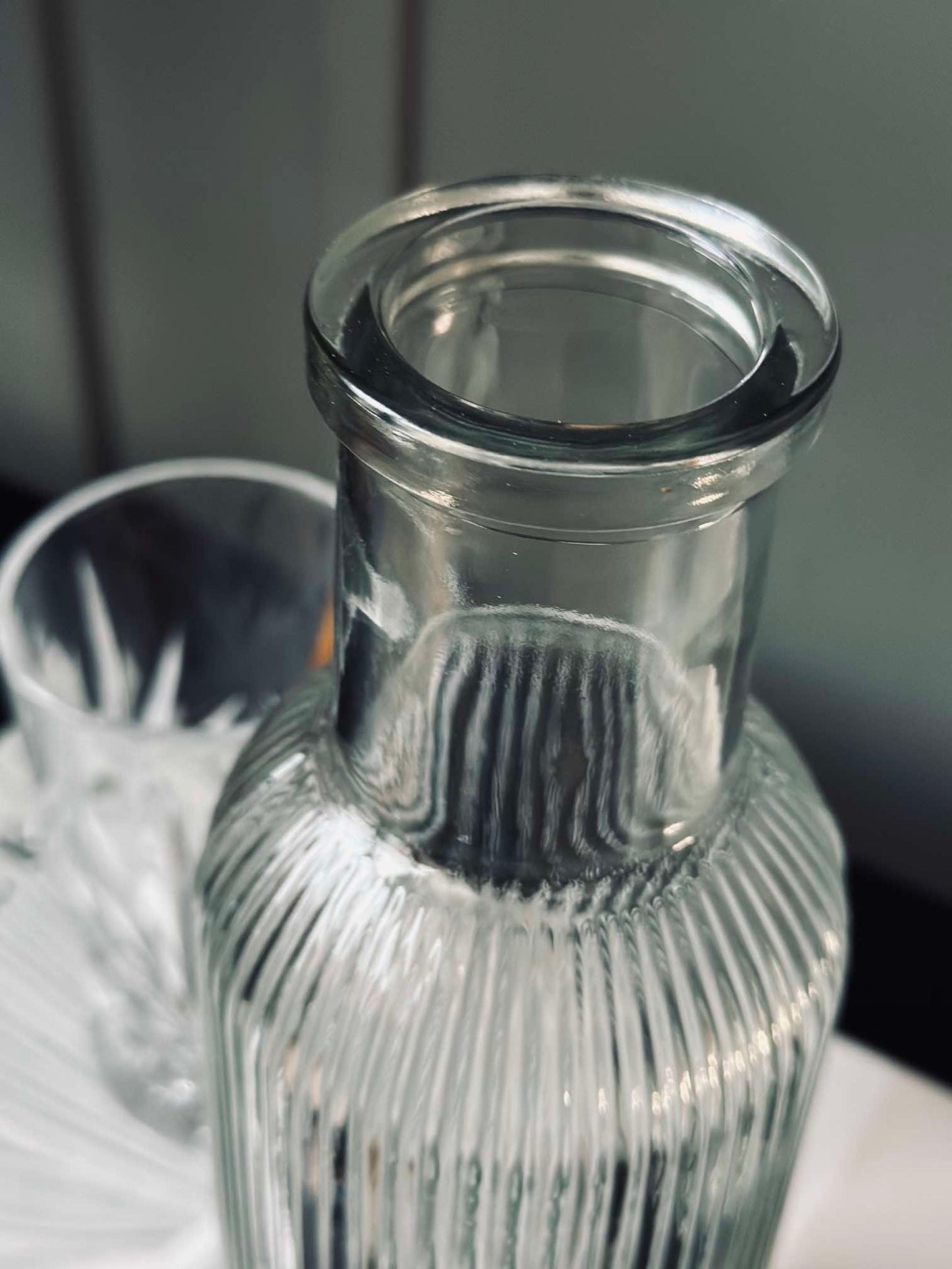 Vandflaske med korkprop – Clear 1 ltr.
