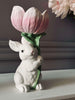 Kanin med blomst
