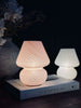 Mushroom Large - Rosa mundblæst glas