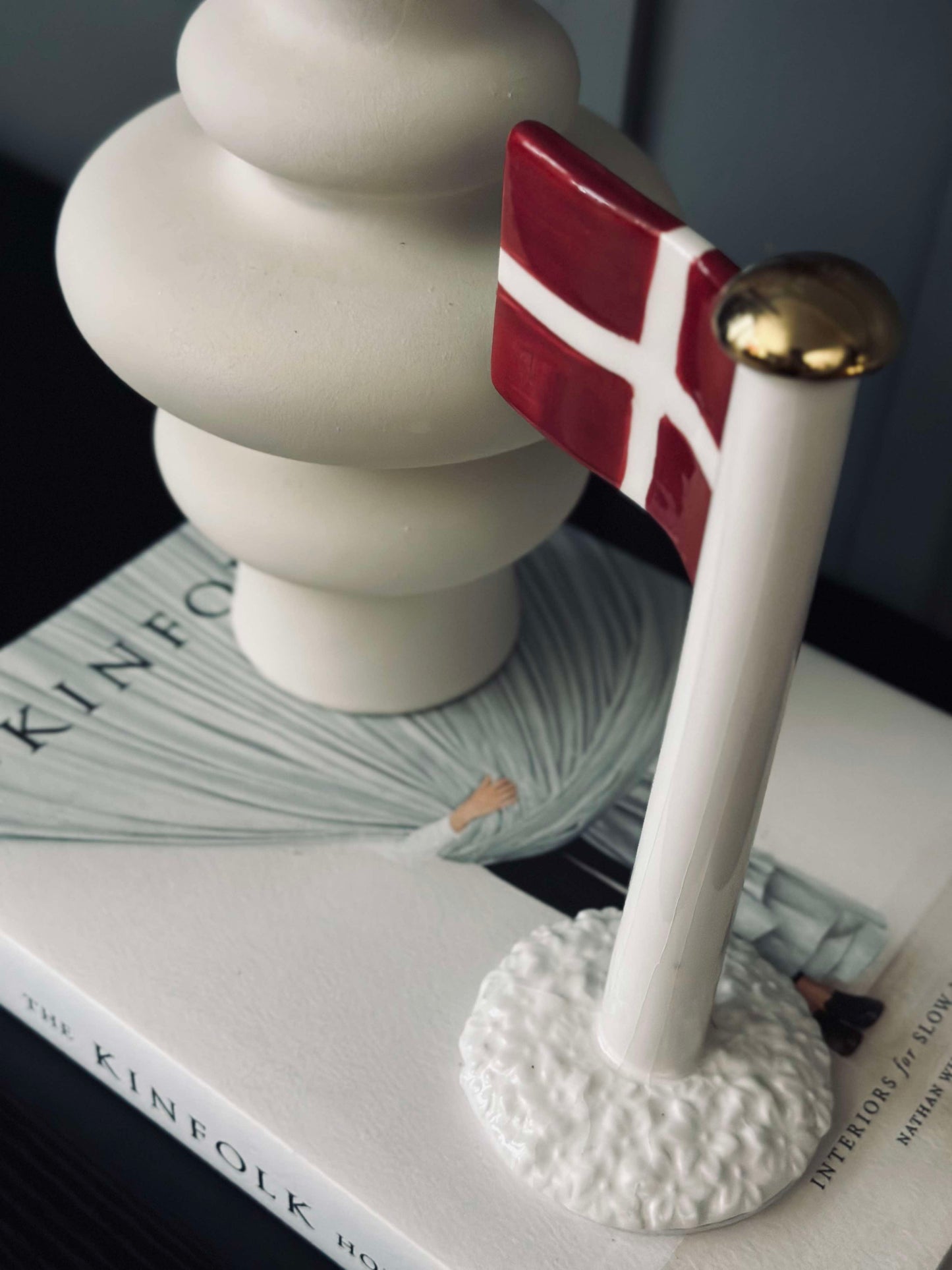 Flag keramik – Dannebrog