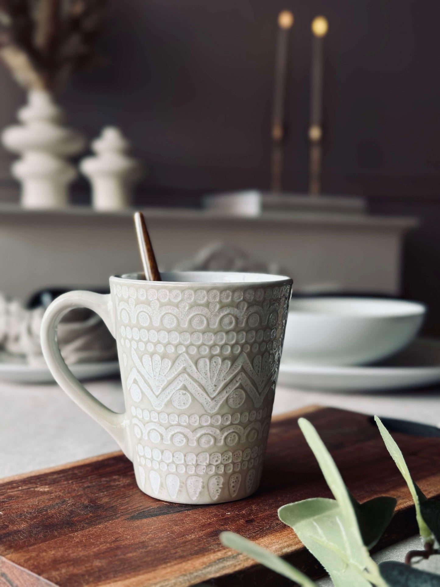 Krus India Stonewear - Beige