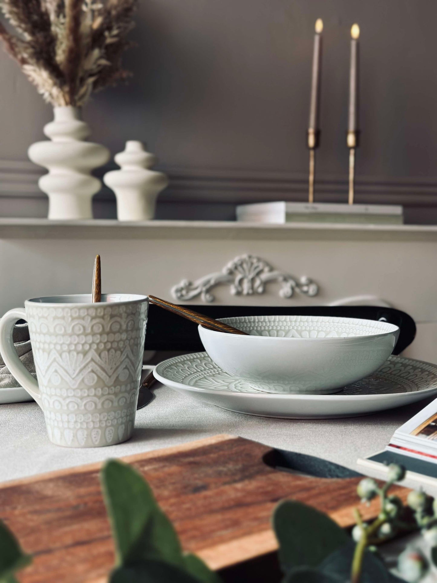 Krus India Stonewear - Beige