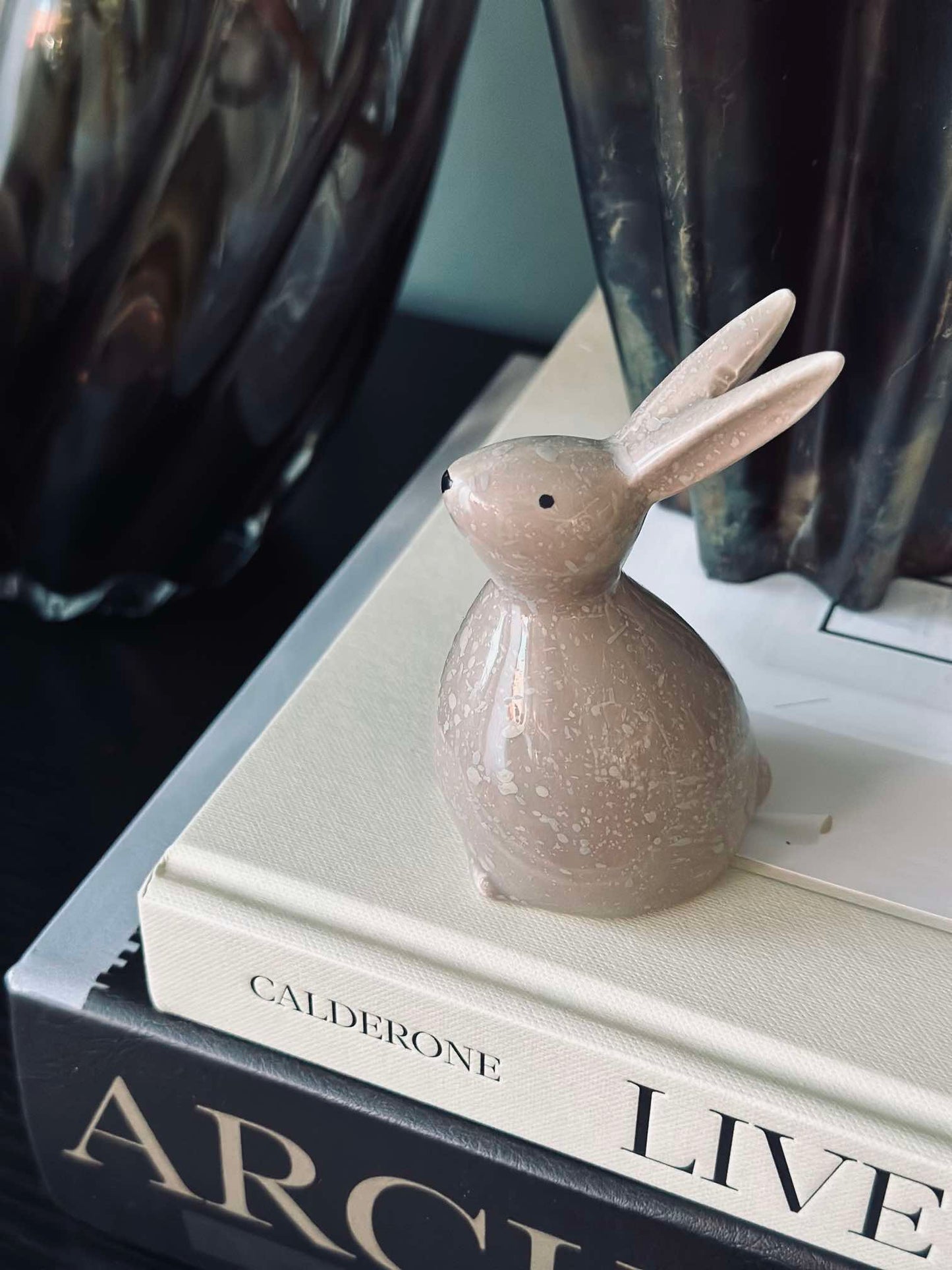 Påskehare - Beige keramik