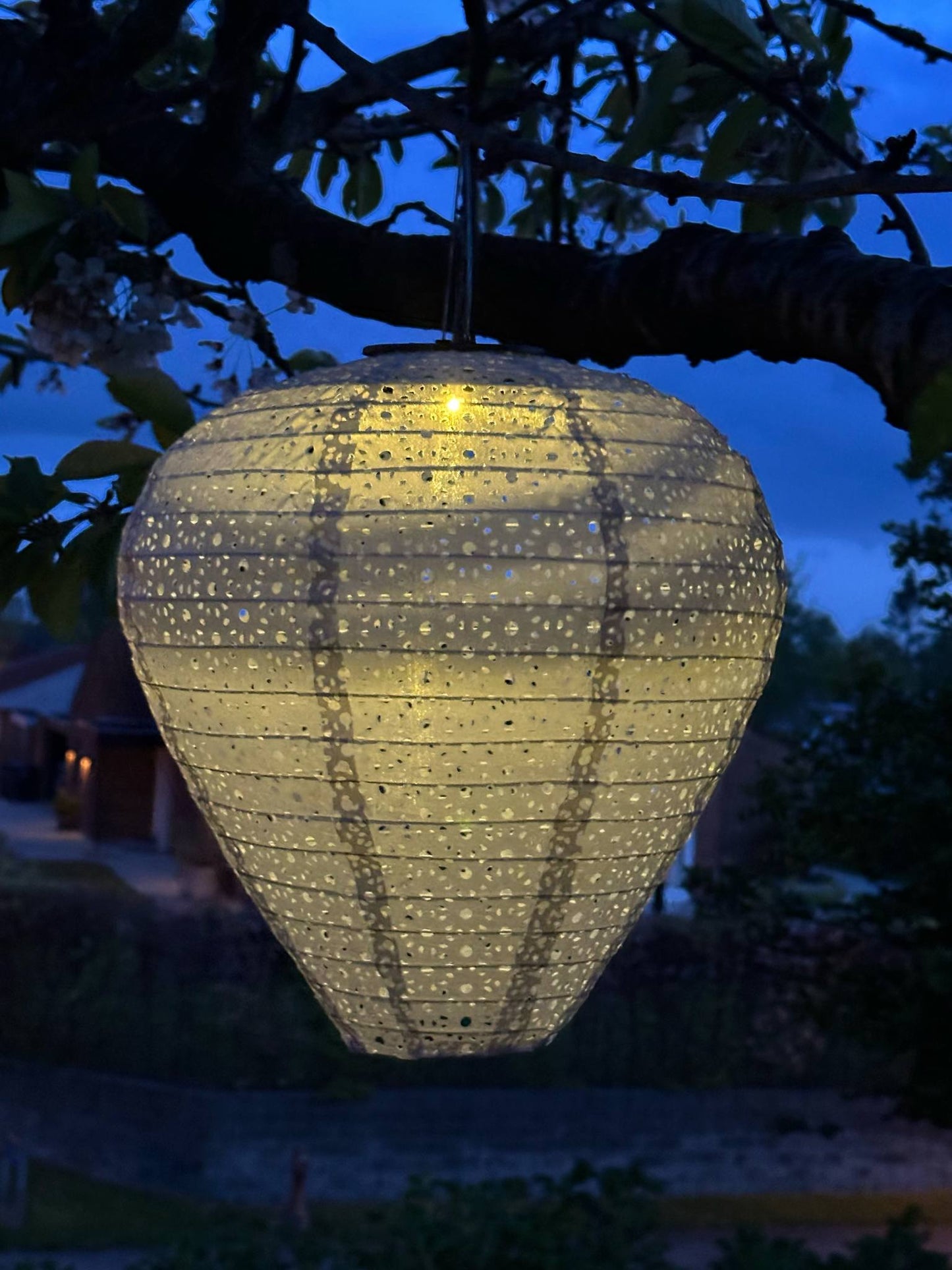 Lampe med solceller - Dusty Green
