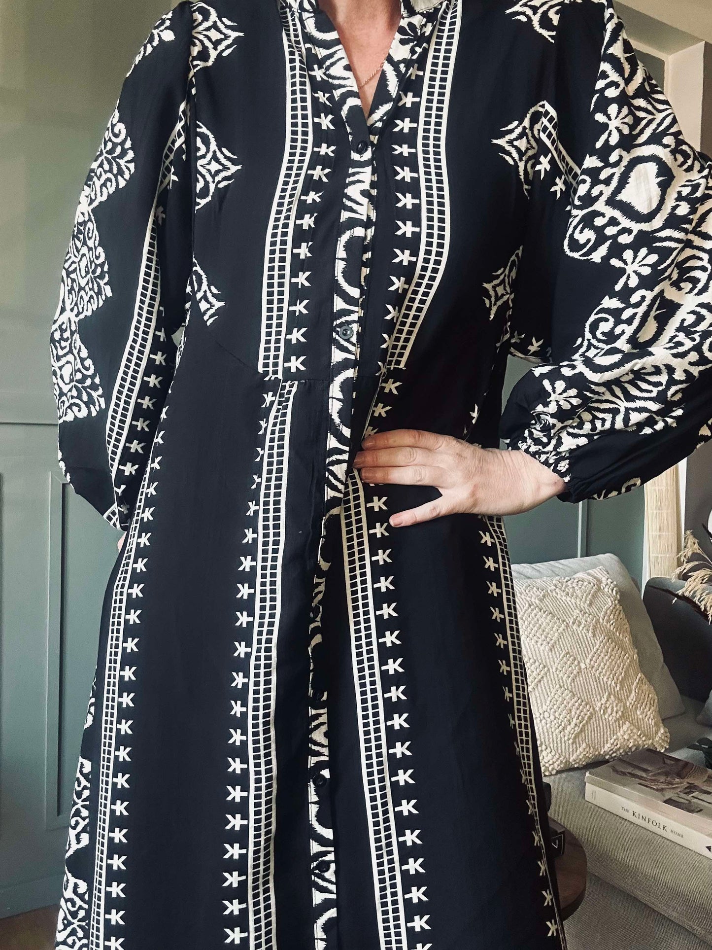 Kjole Black - Boheme cotton