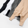 Seamless top m. blondekant - Sort