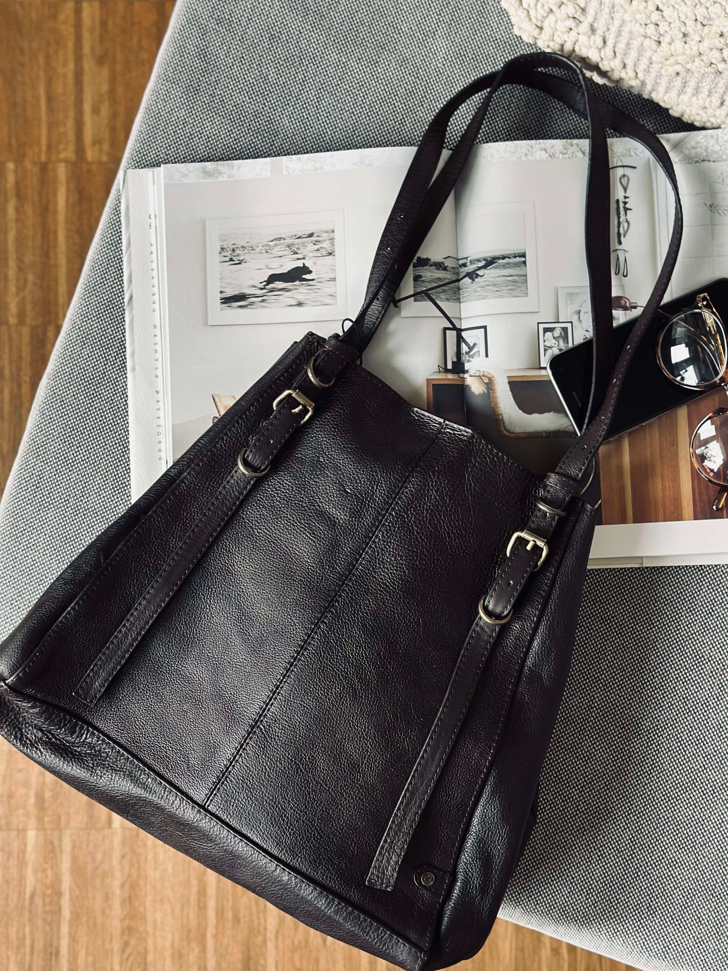 Skuldertaske - Dark brown