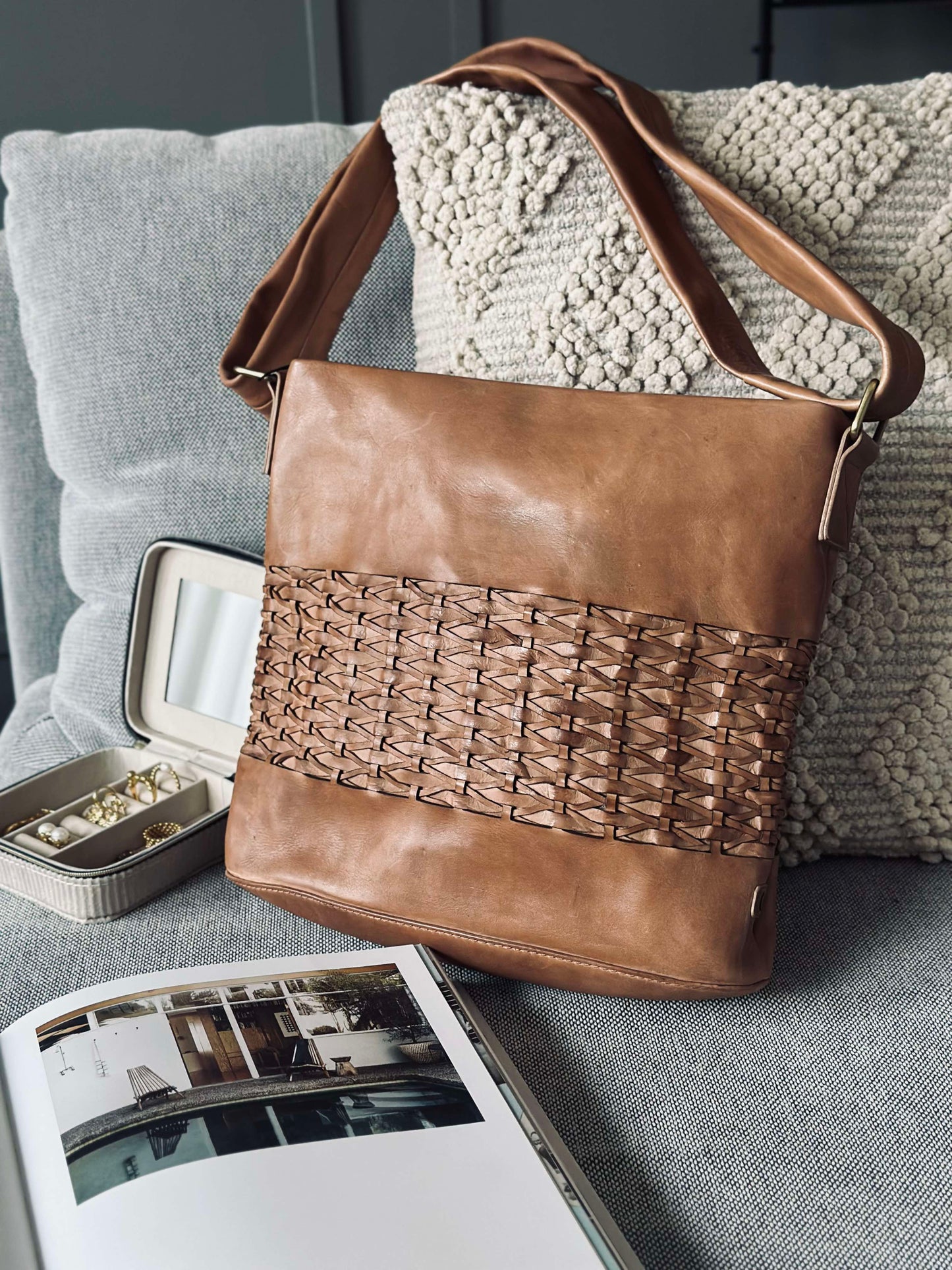 Shopper Lux Handmade - Camel