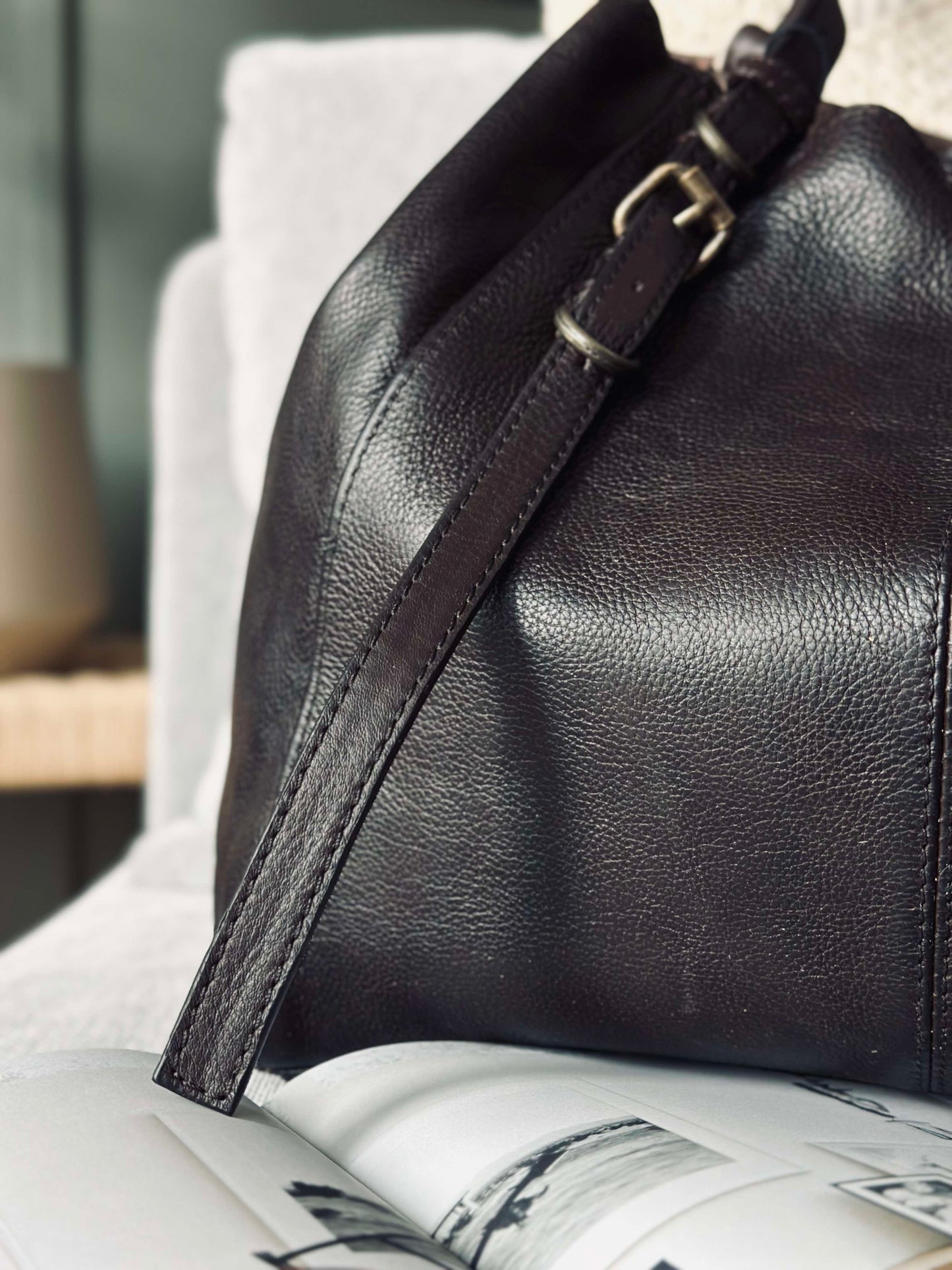 Skuldertaske - Dark brown