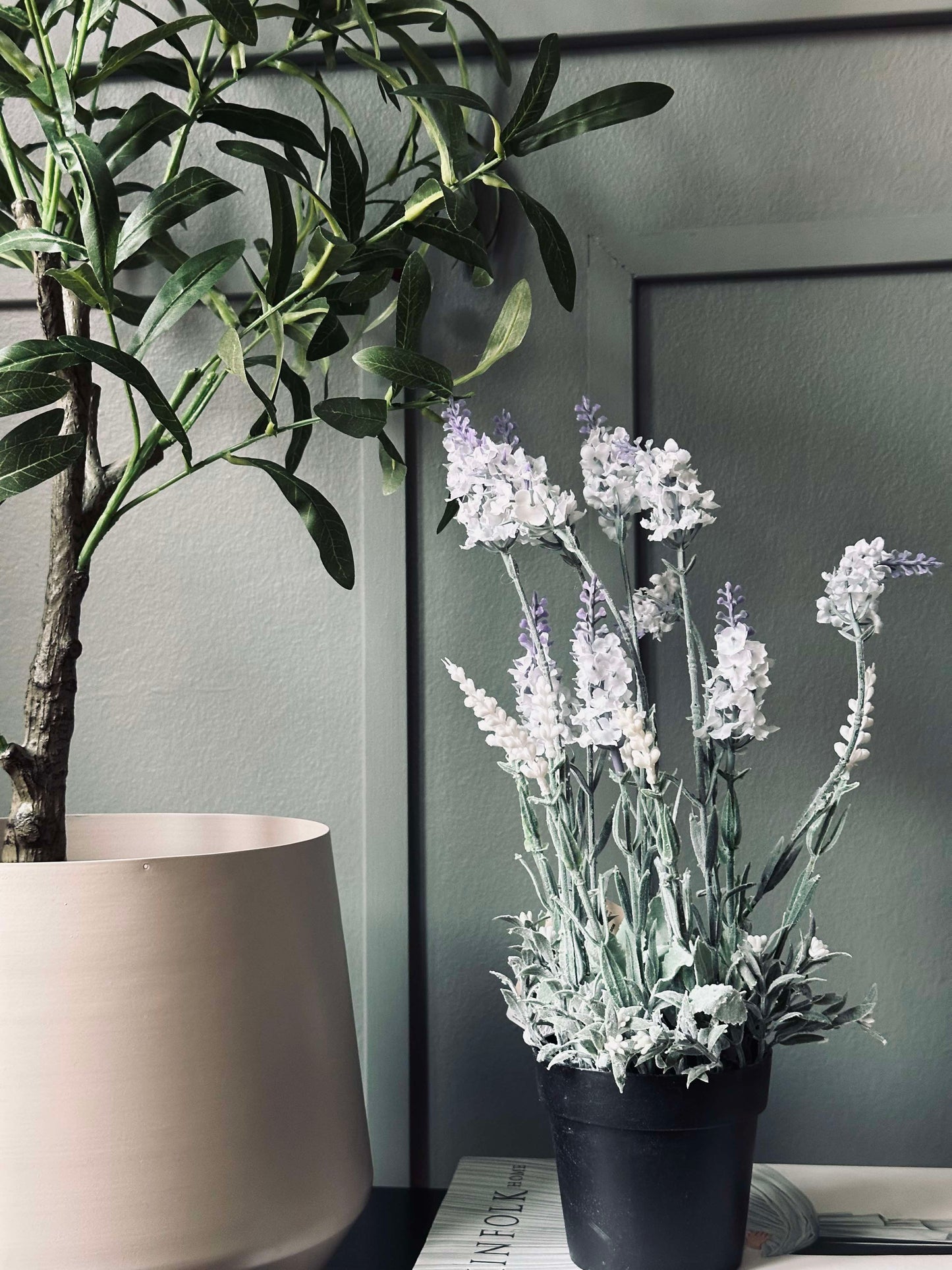 Lavendel 40cm - Hvid