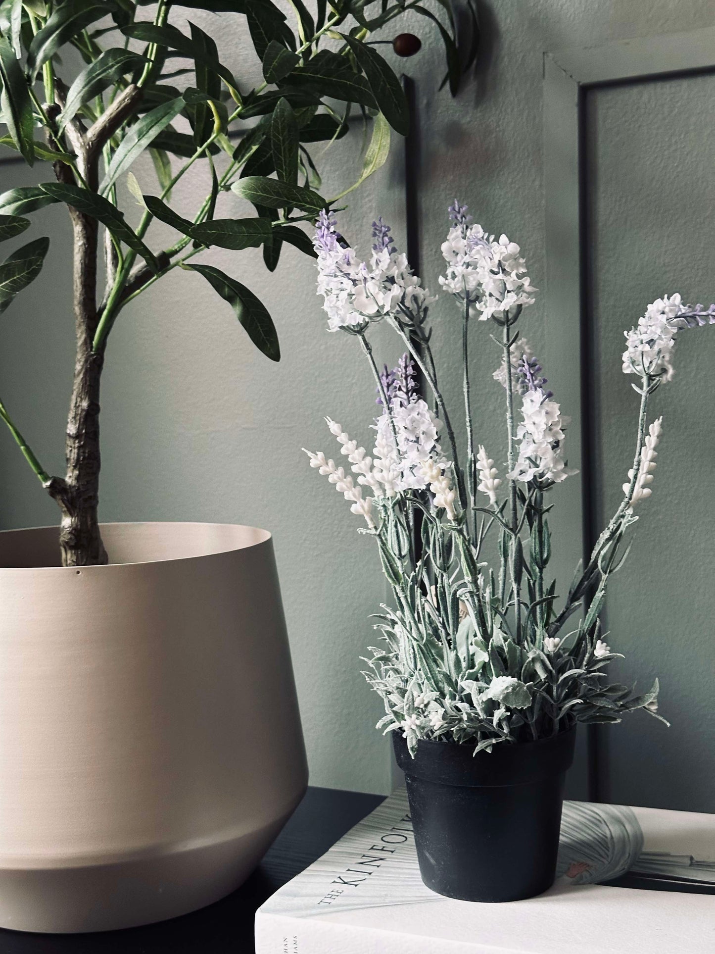 Lavendel 40cm - Hvid