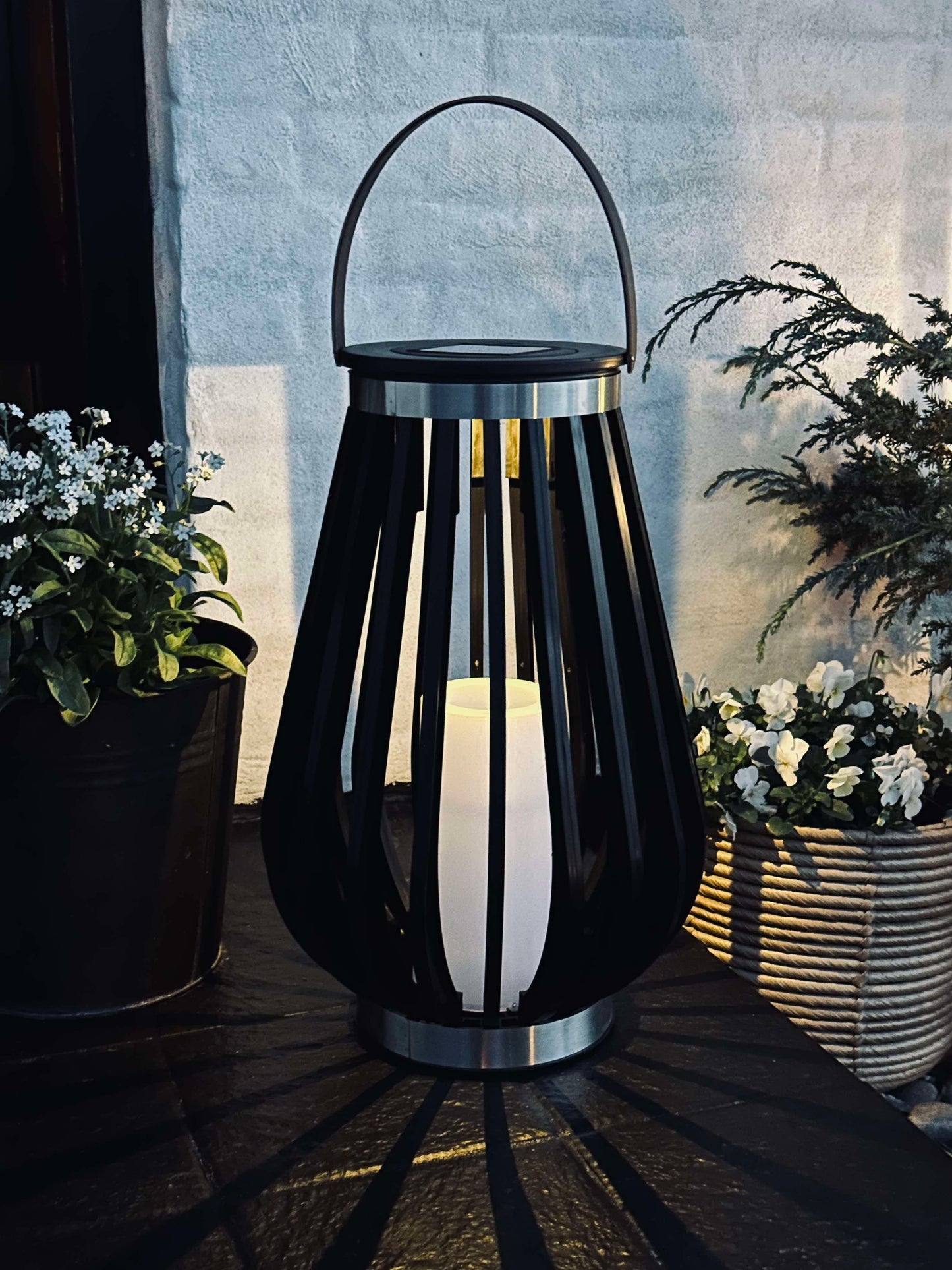 Lanterne Solar black XL