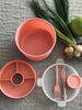 Lunchbox m. dressing kop - Rosa