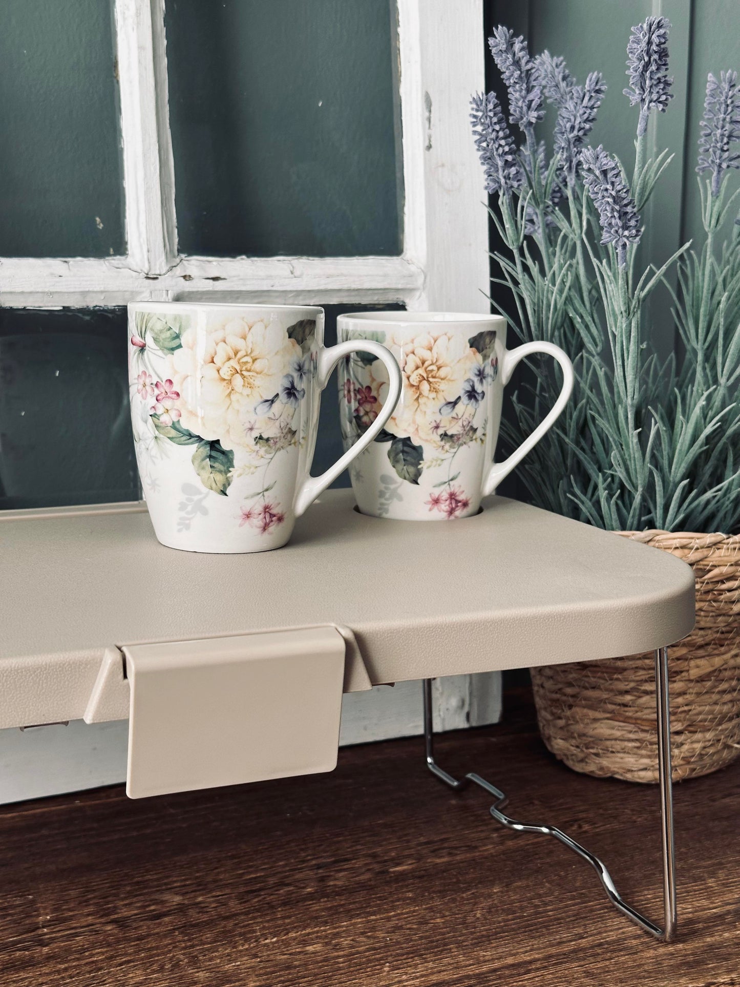 Foldbar Picnickurv m. låg beige