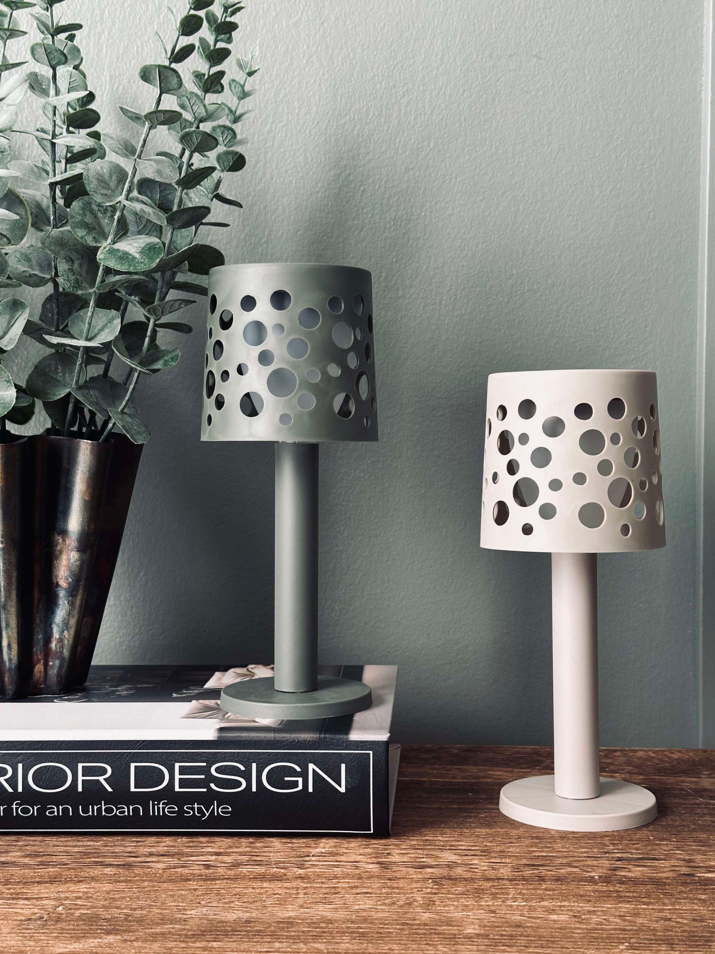 Bordlampe med solceller - Army