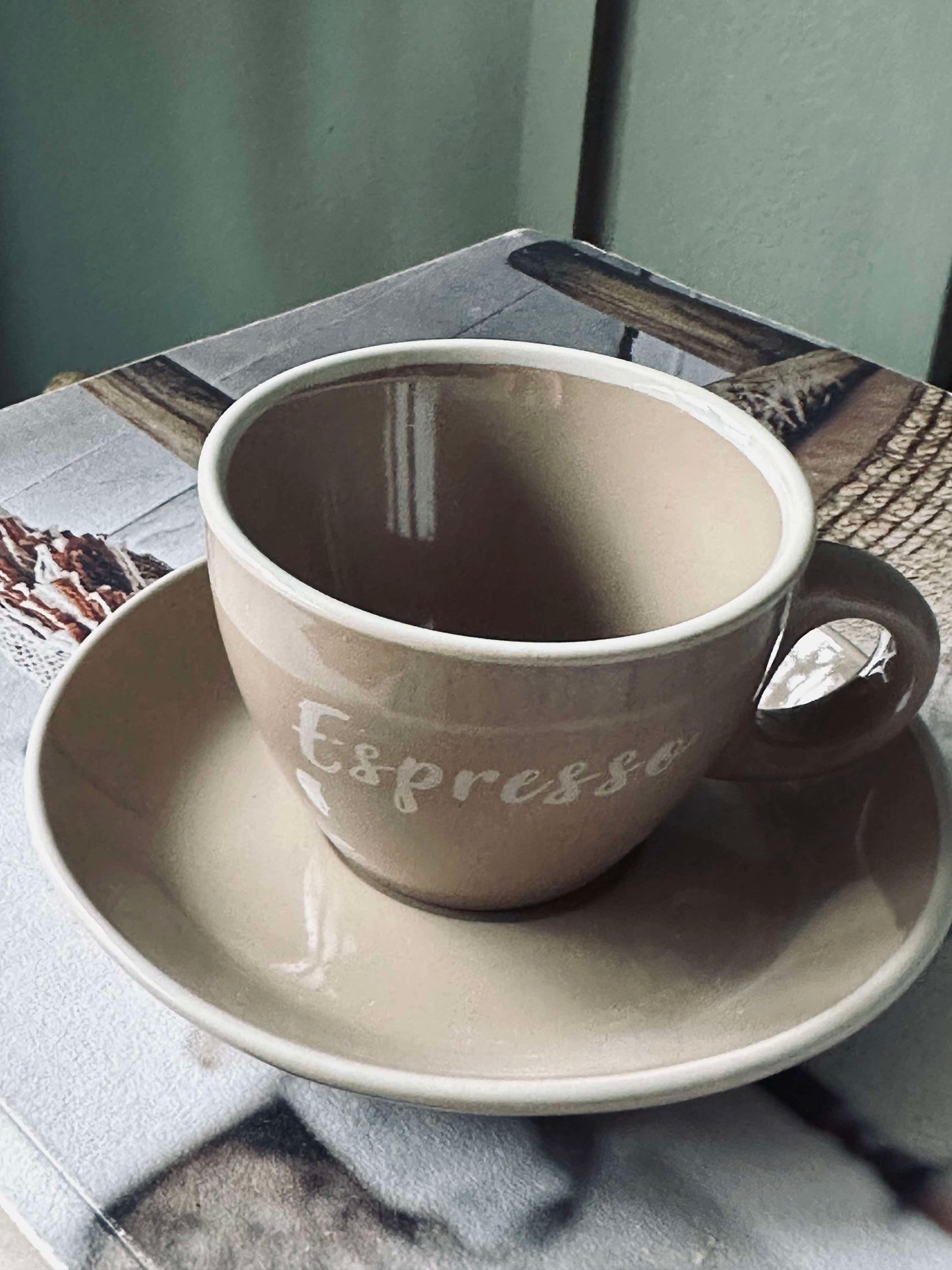 Kop m. underkop Espresso 100 ml. - 4 stk
