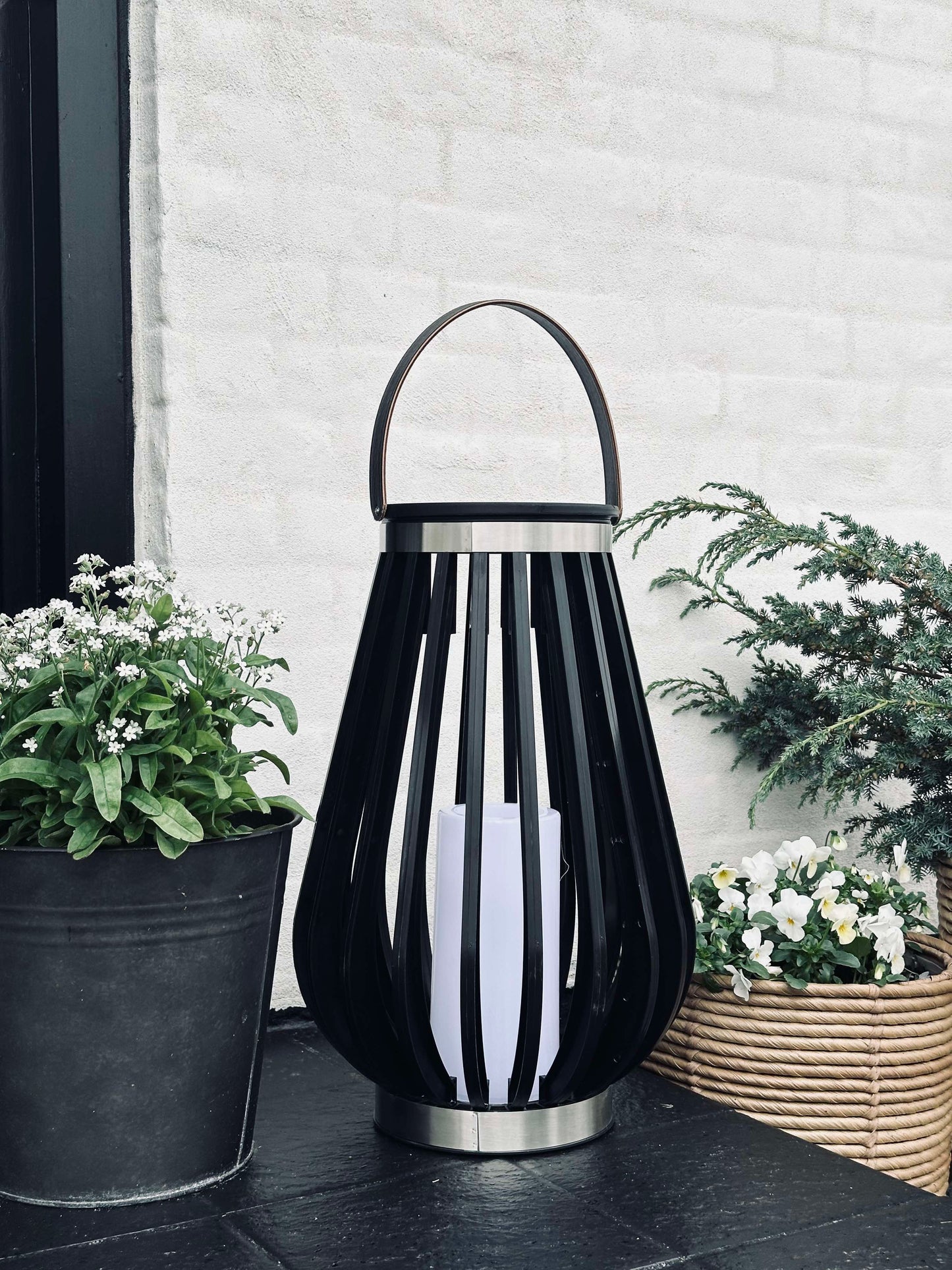 Lanterne Solar black XL