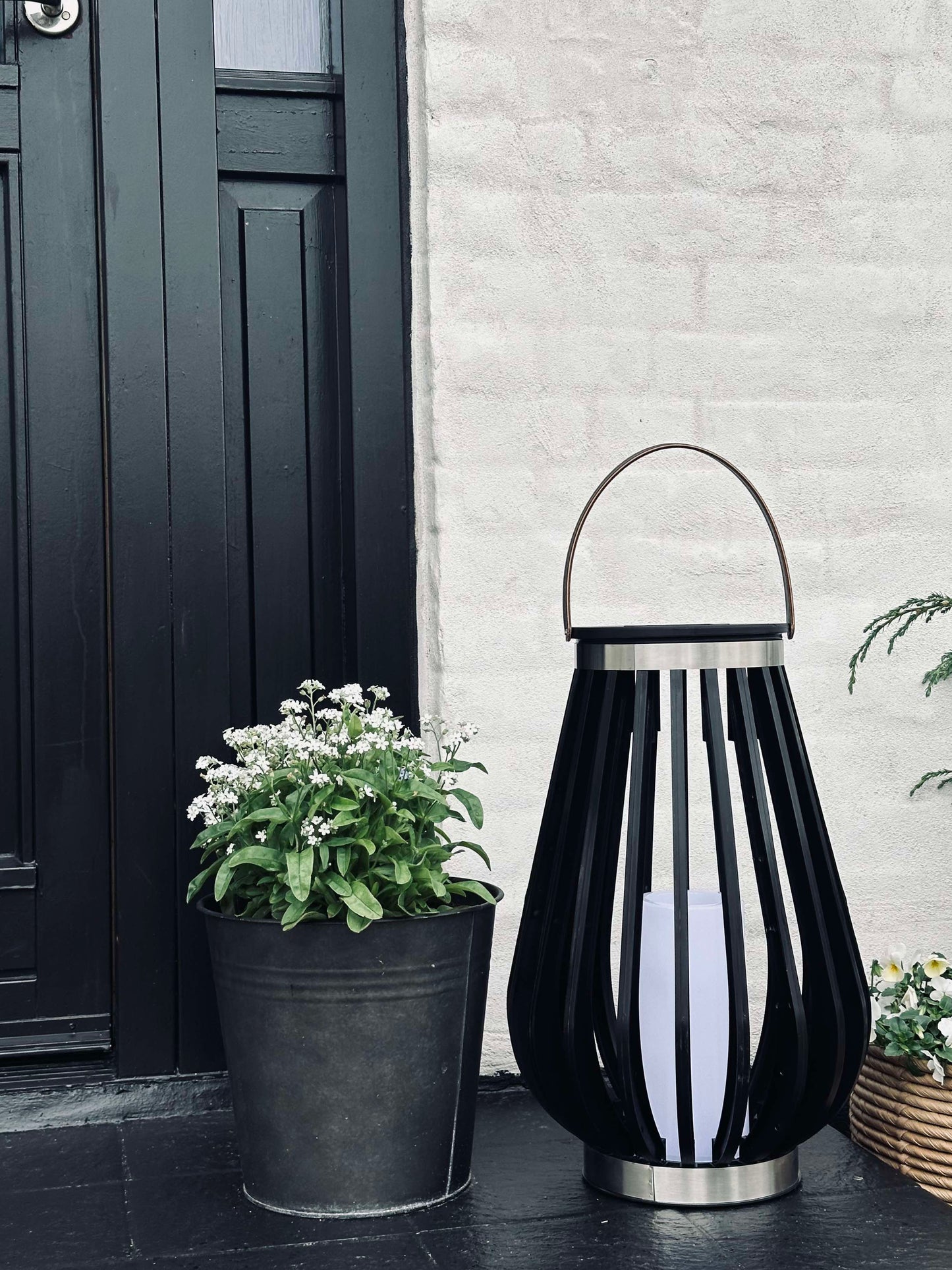 Lanterne Solar black XL