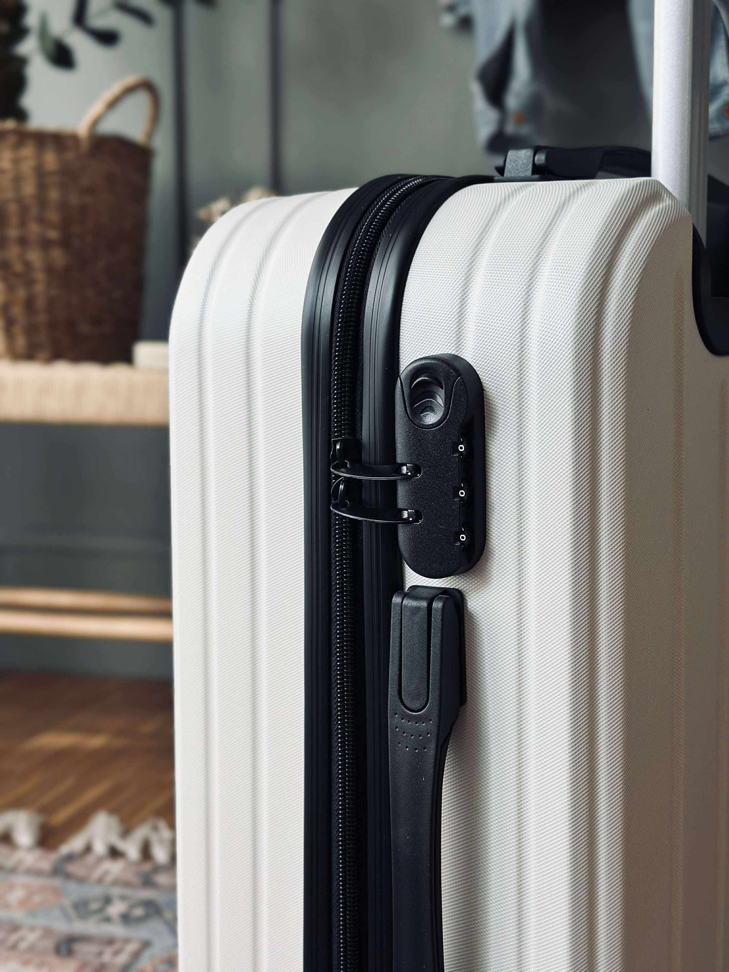 Kuffert Trolley - Beige