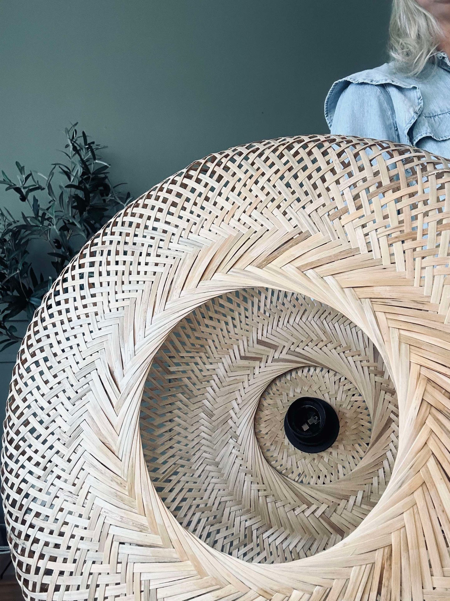 Lampe bambus - dia 38