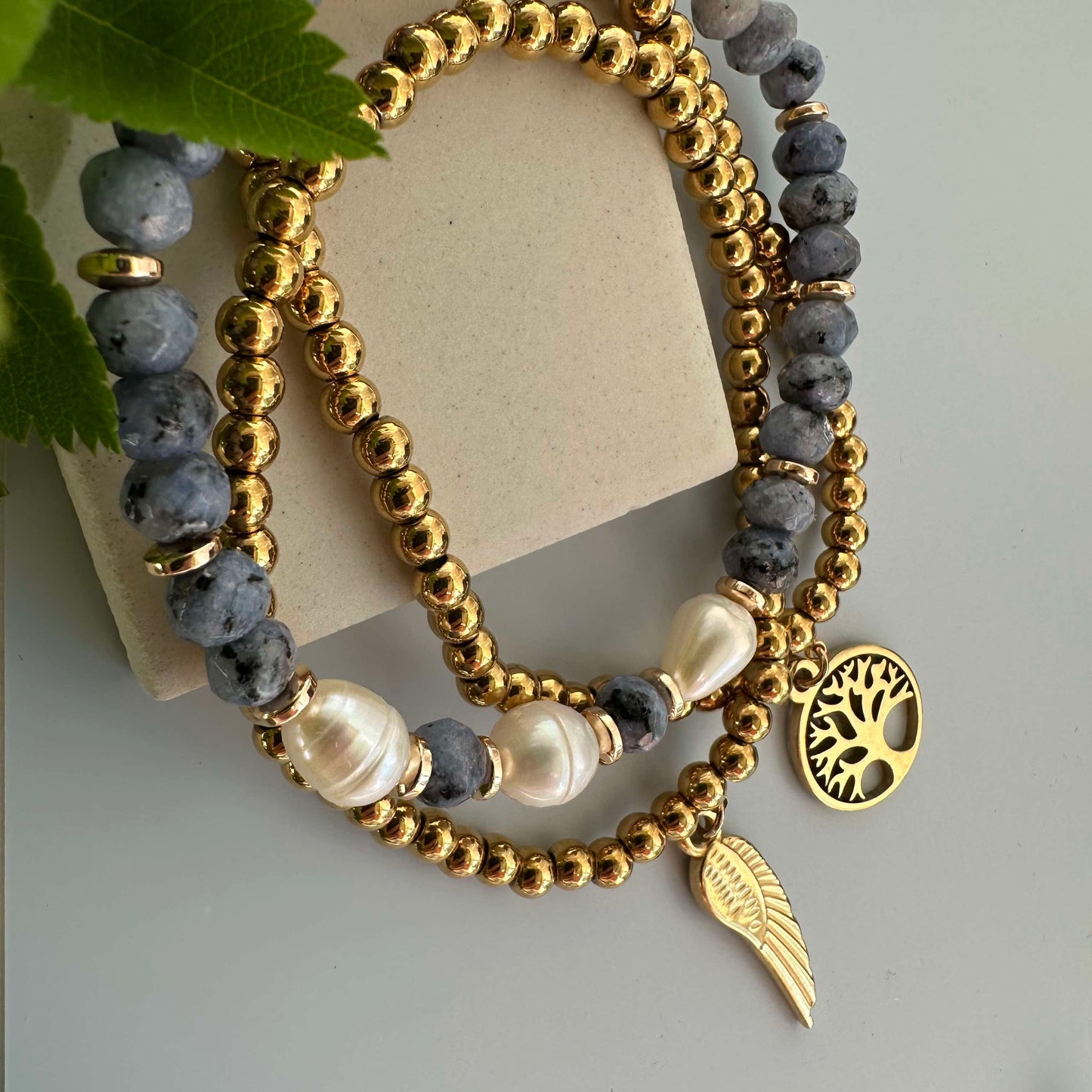 Armbånd Juliane - Blue mix