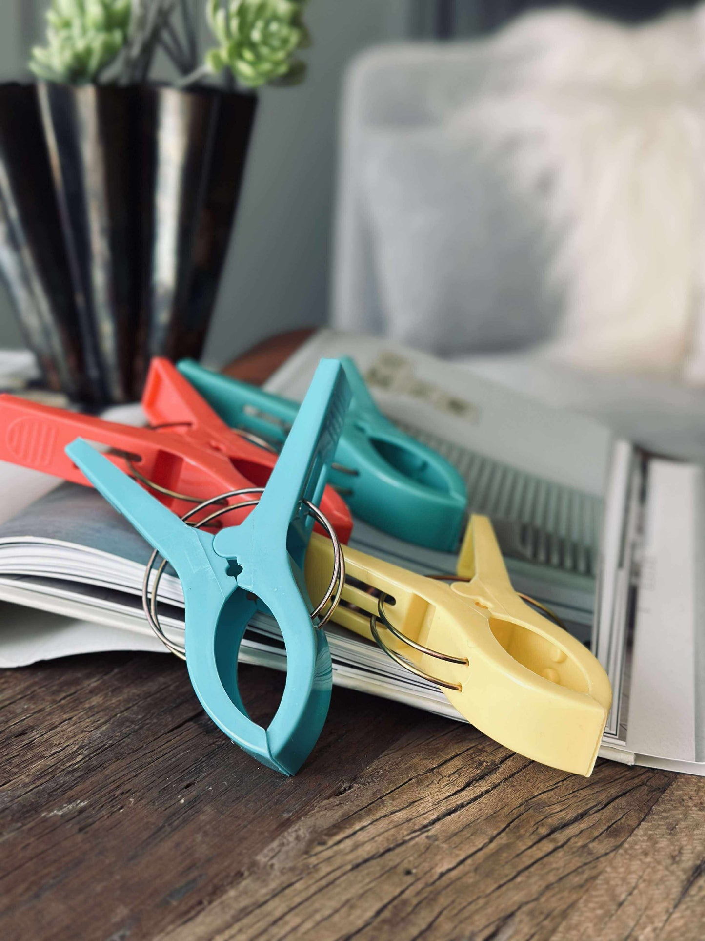 Håndklæde-klemmer - 4 stk.