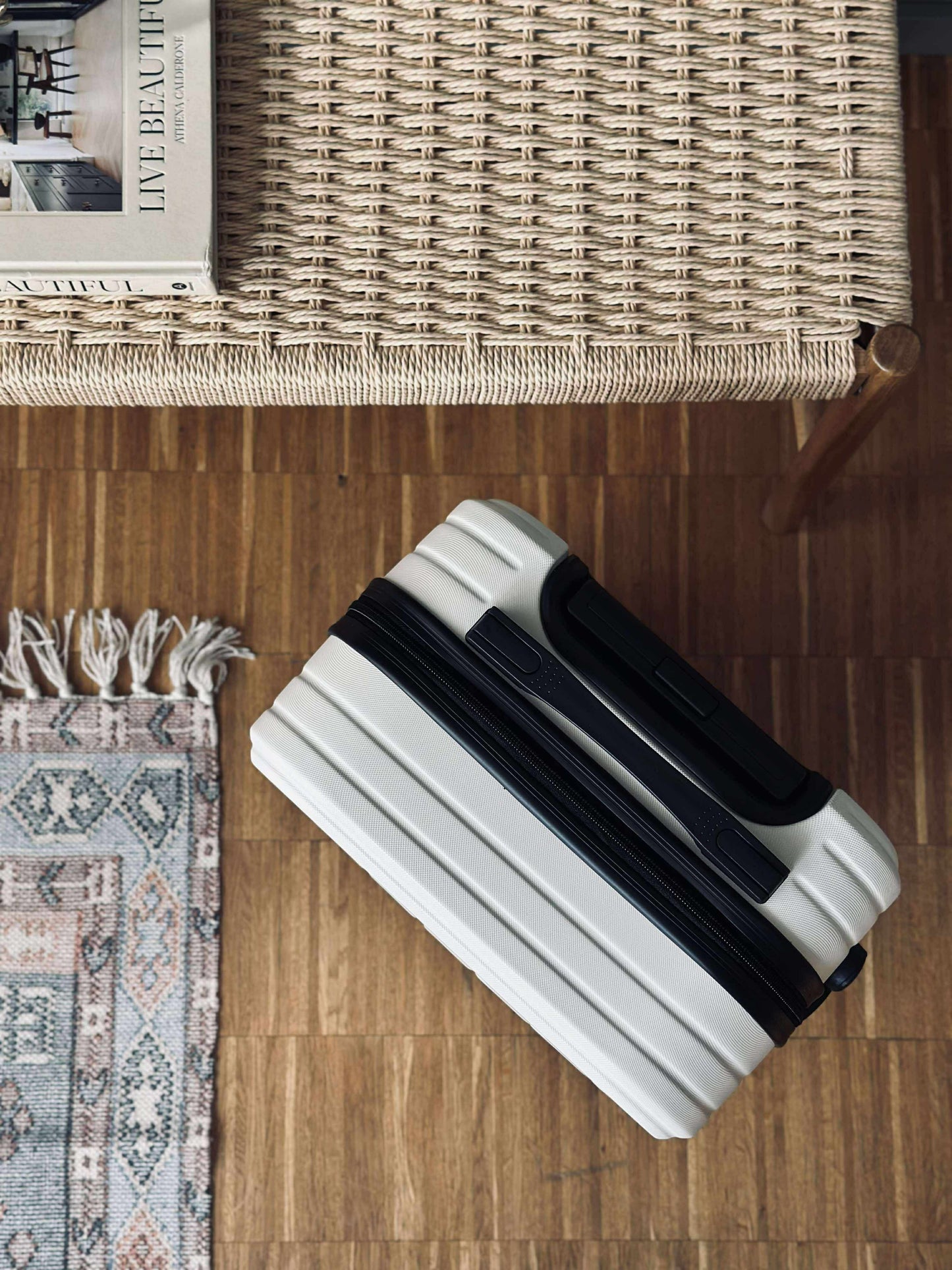 Kuffert Trolley - Beige