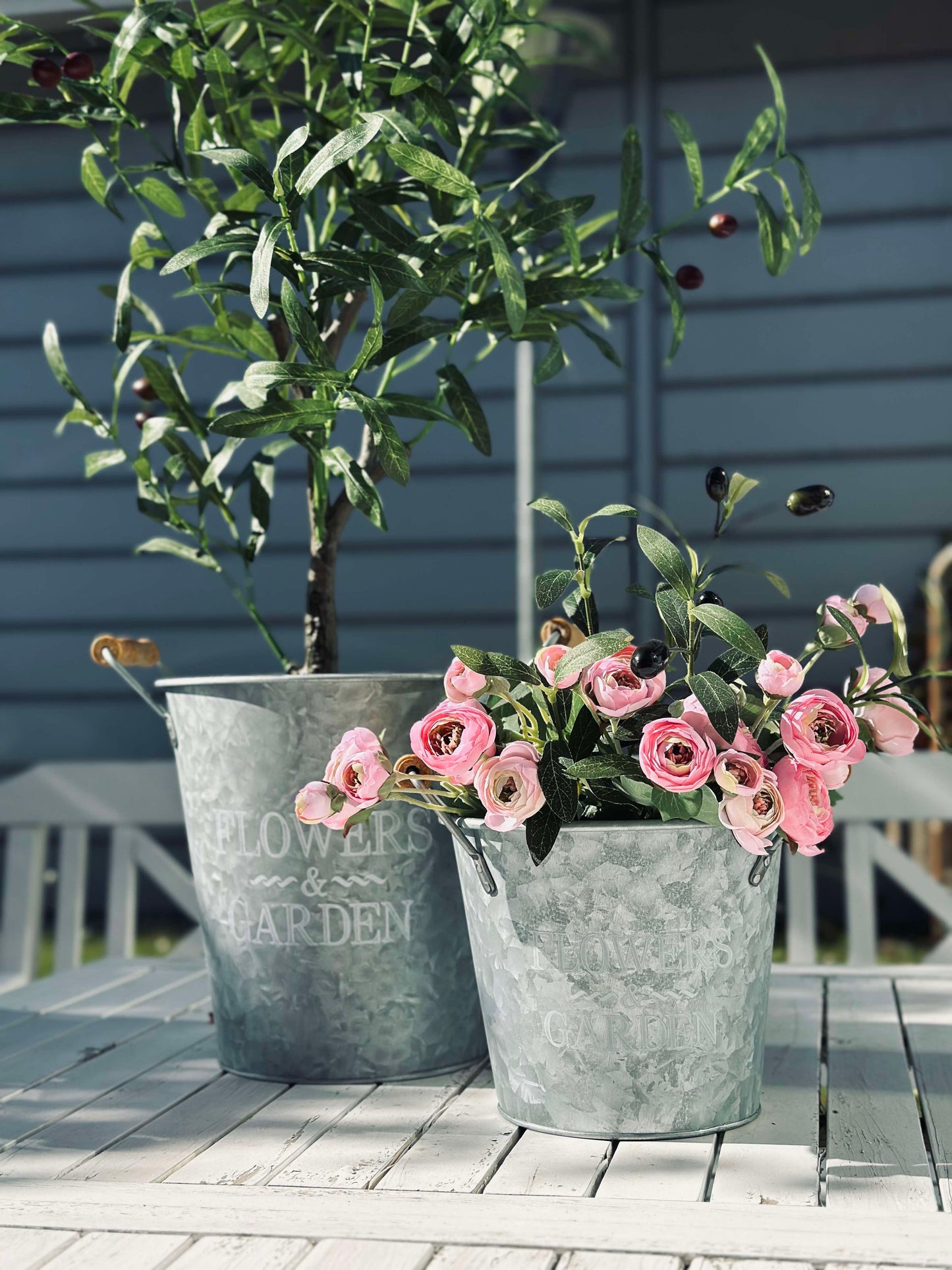 Plantespand - Zink large
