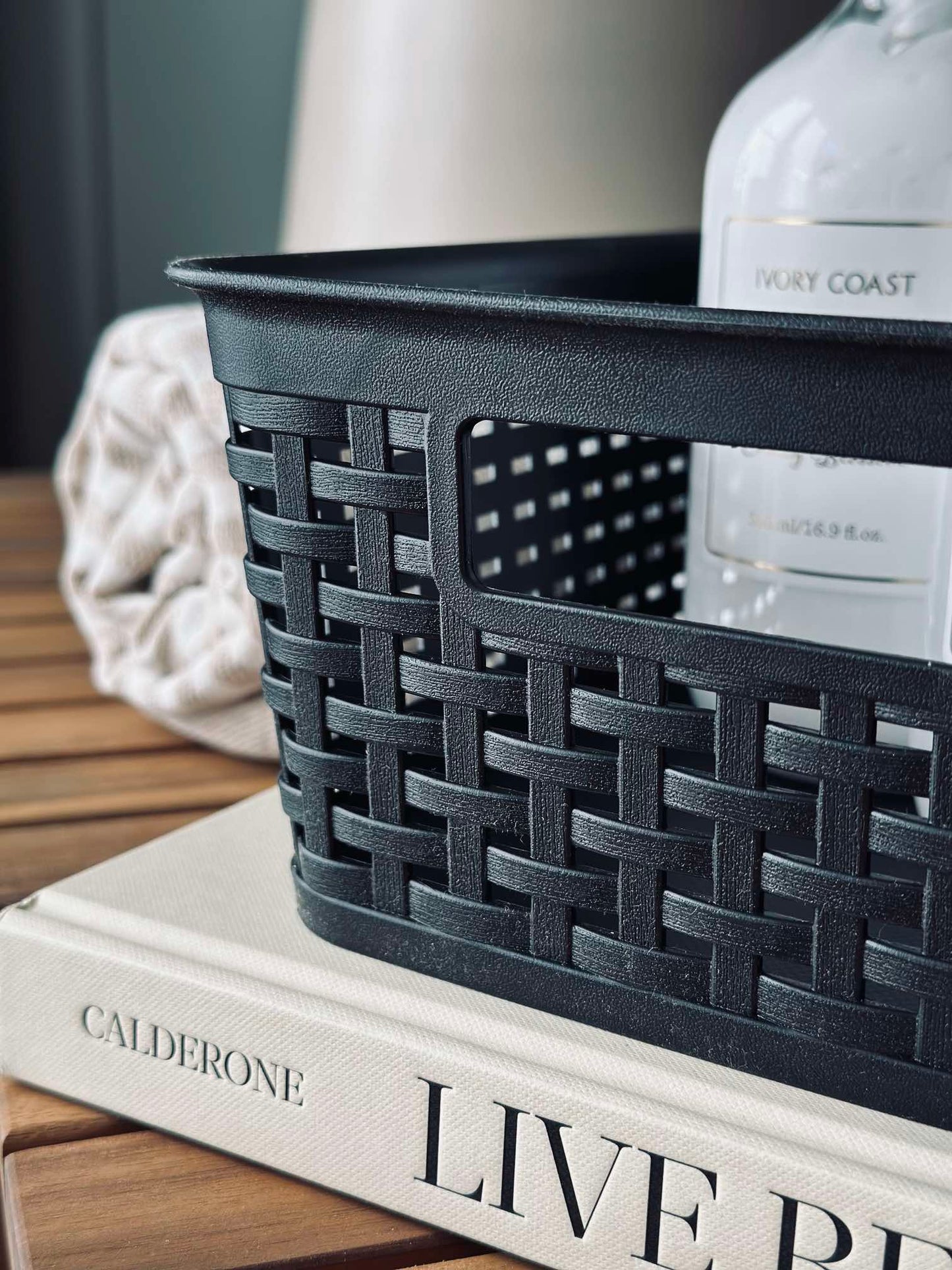 Opbevaringskasse Mille black - Medium