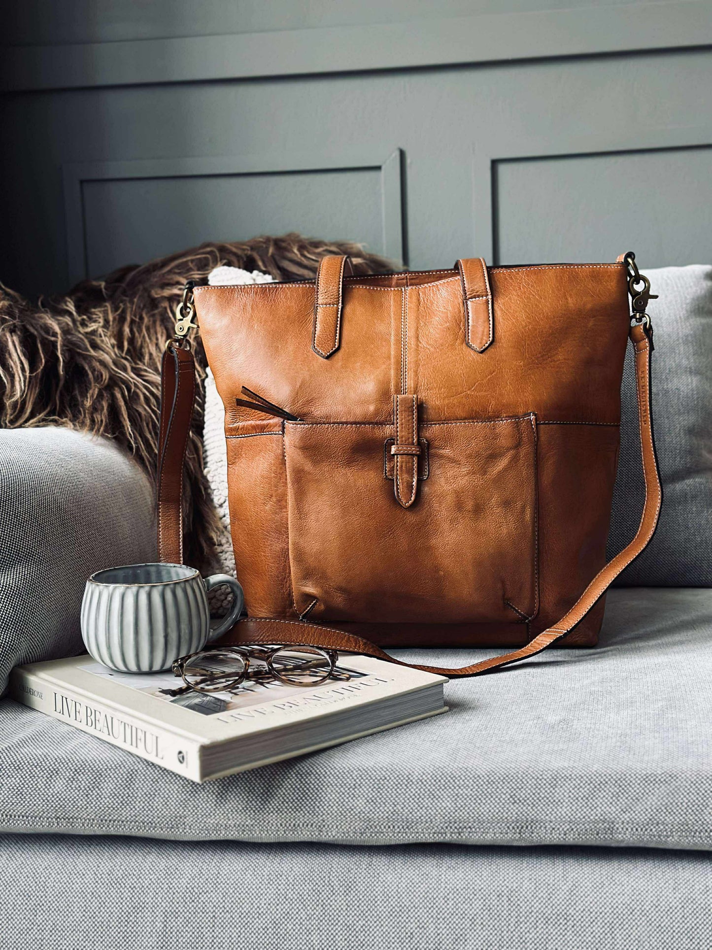 Taske Layla Cognac