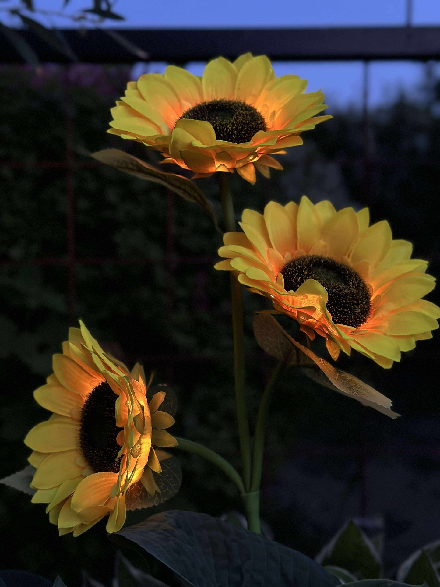 Solsikke med solceller